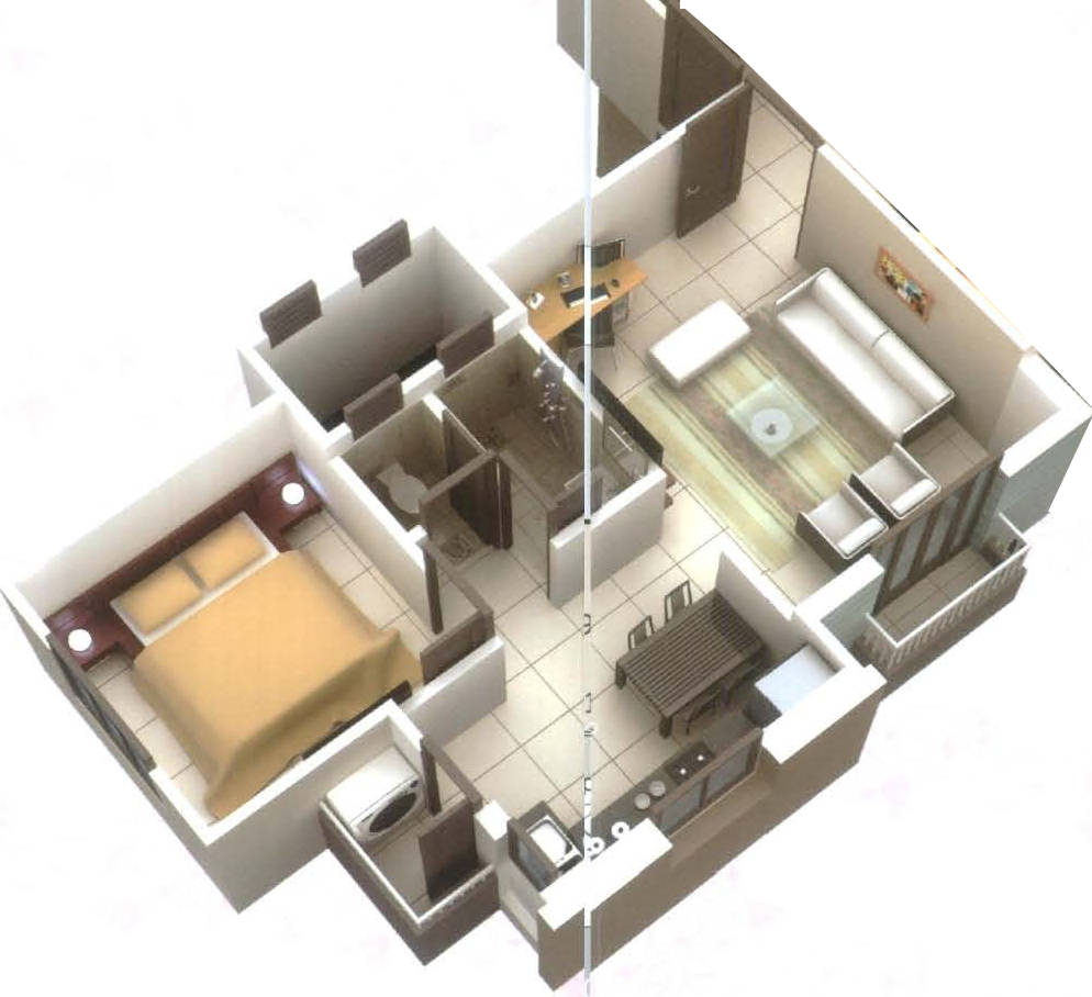 3DFloorPlan of Sakar Gyananand Green