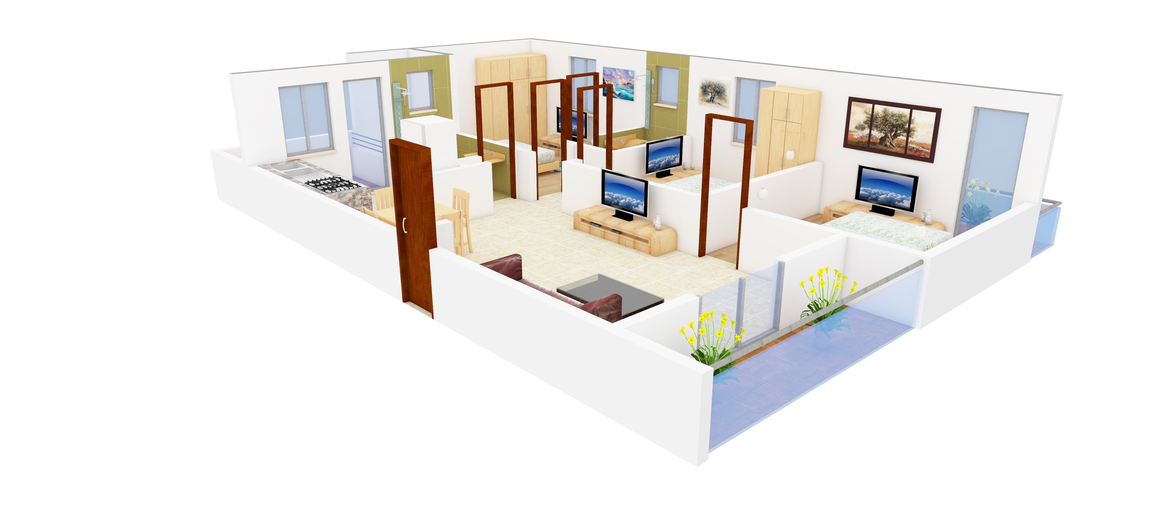 3DFloorPlan of SLV Paradise