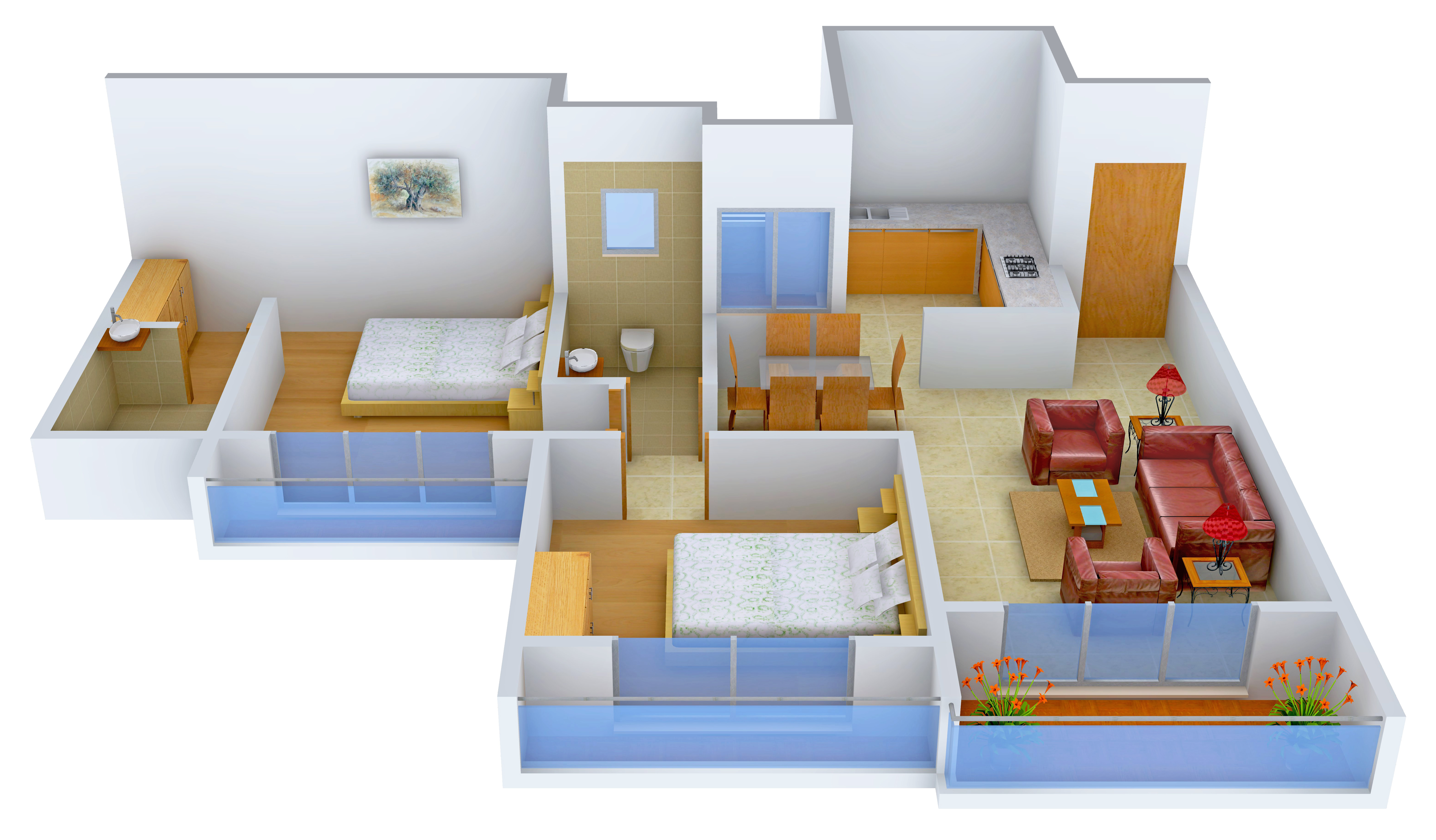 3DFloorPlan of Prime Meridian Mystic