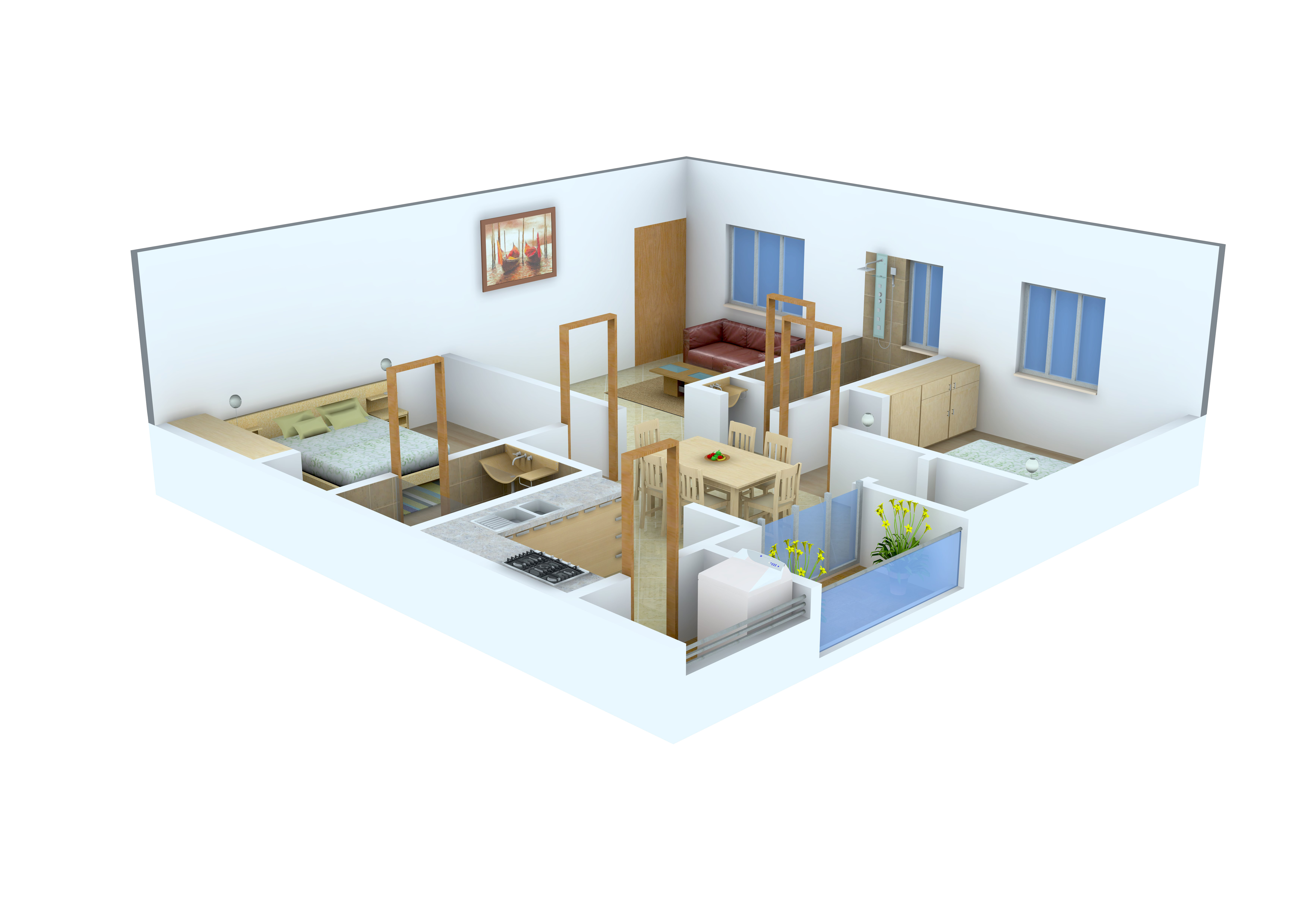 3DFloorPlan of CJN Golden Landmark