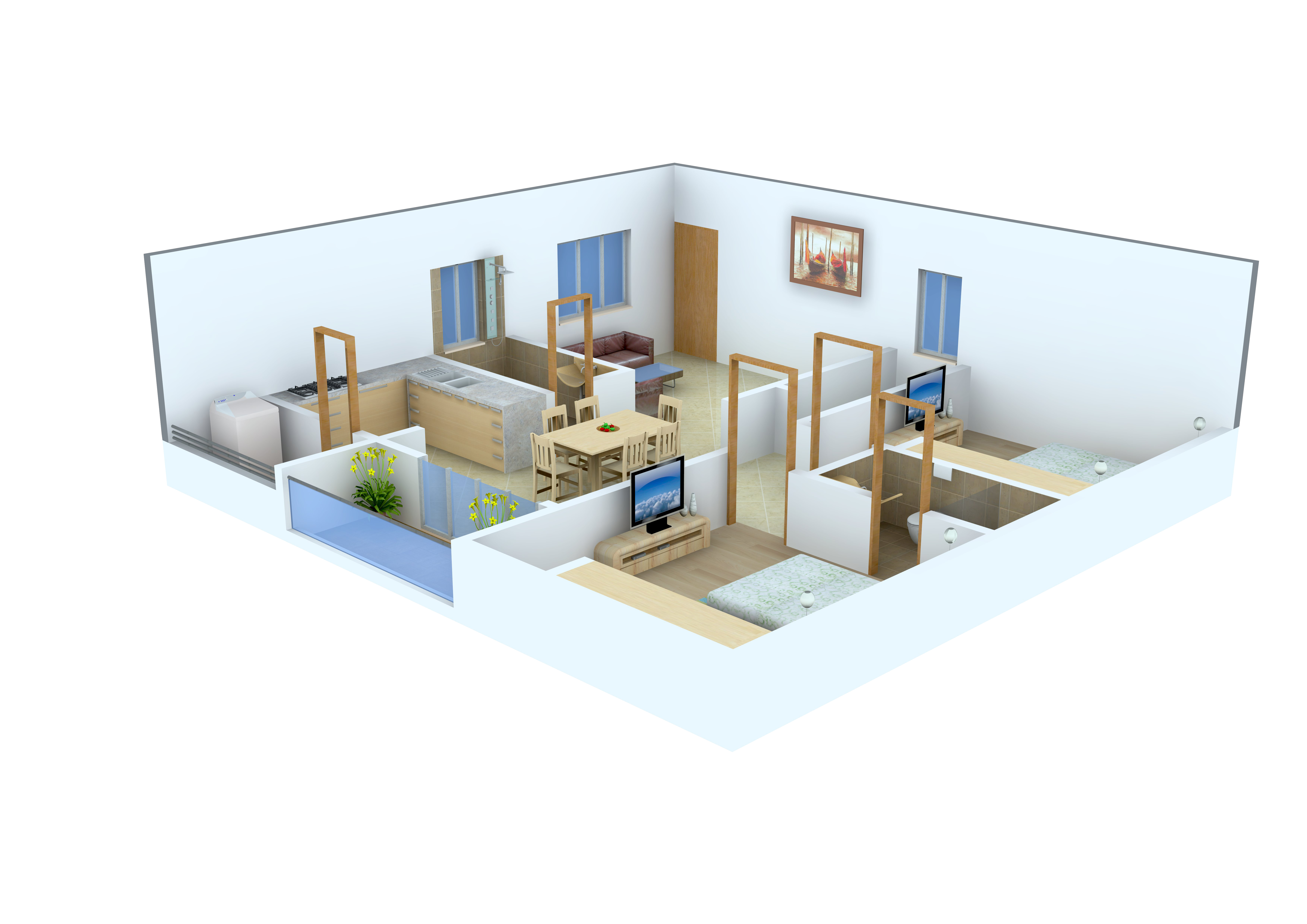 3DFloorPlan of CJN Golden Landmark