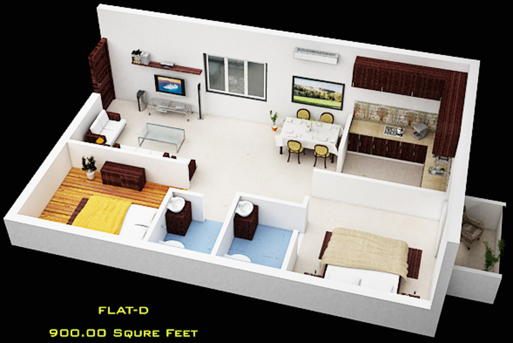 100 Indian Home Design 2bhk Iit Madras Civil Engineers
