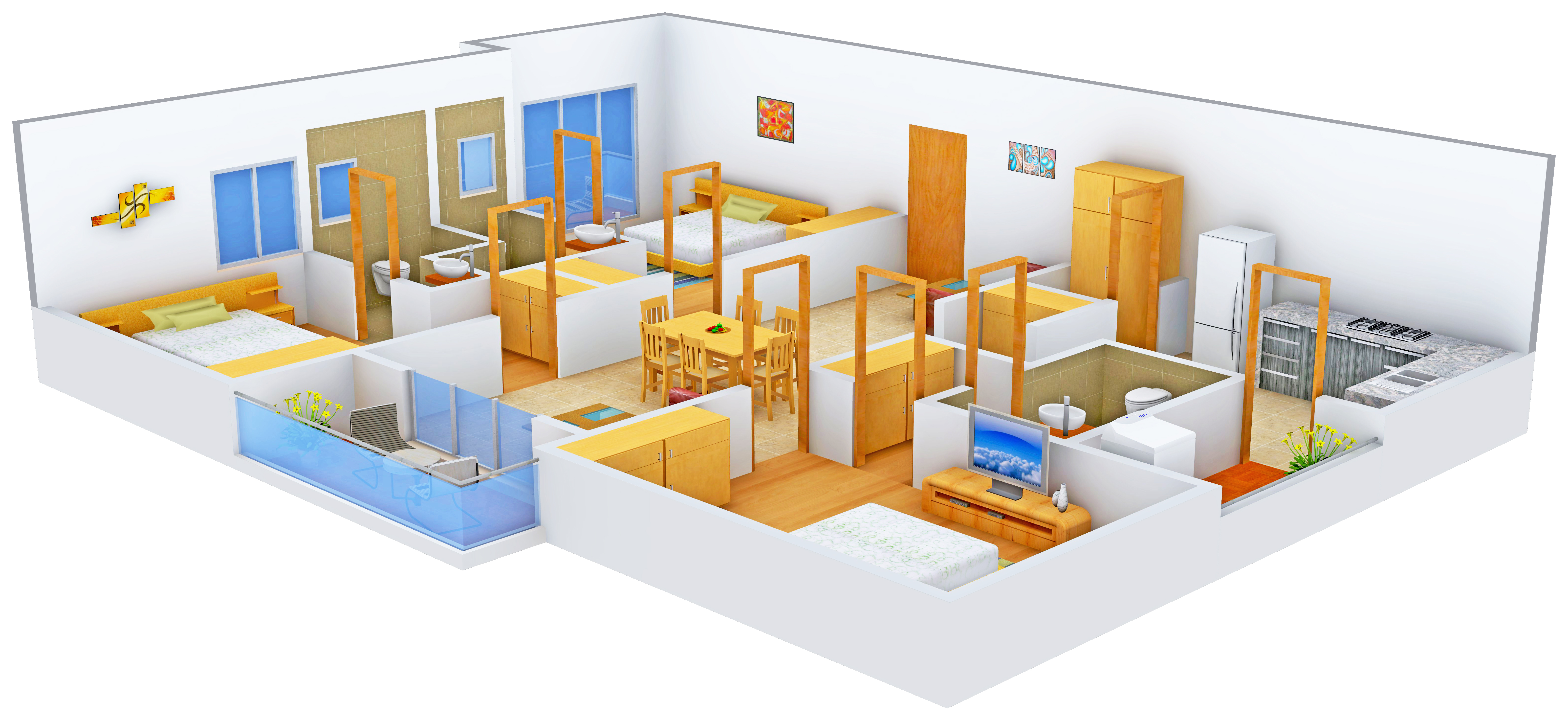 3DFloorPlan of Gem Ascentia