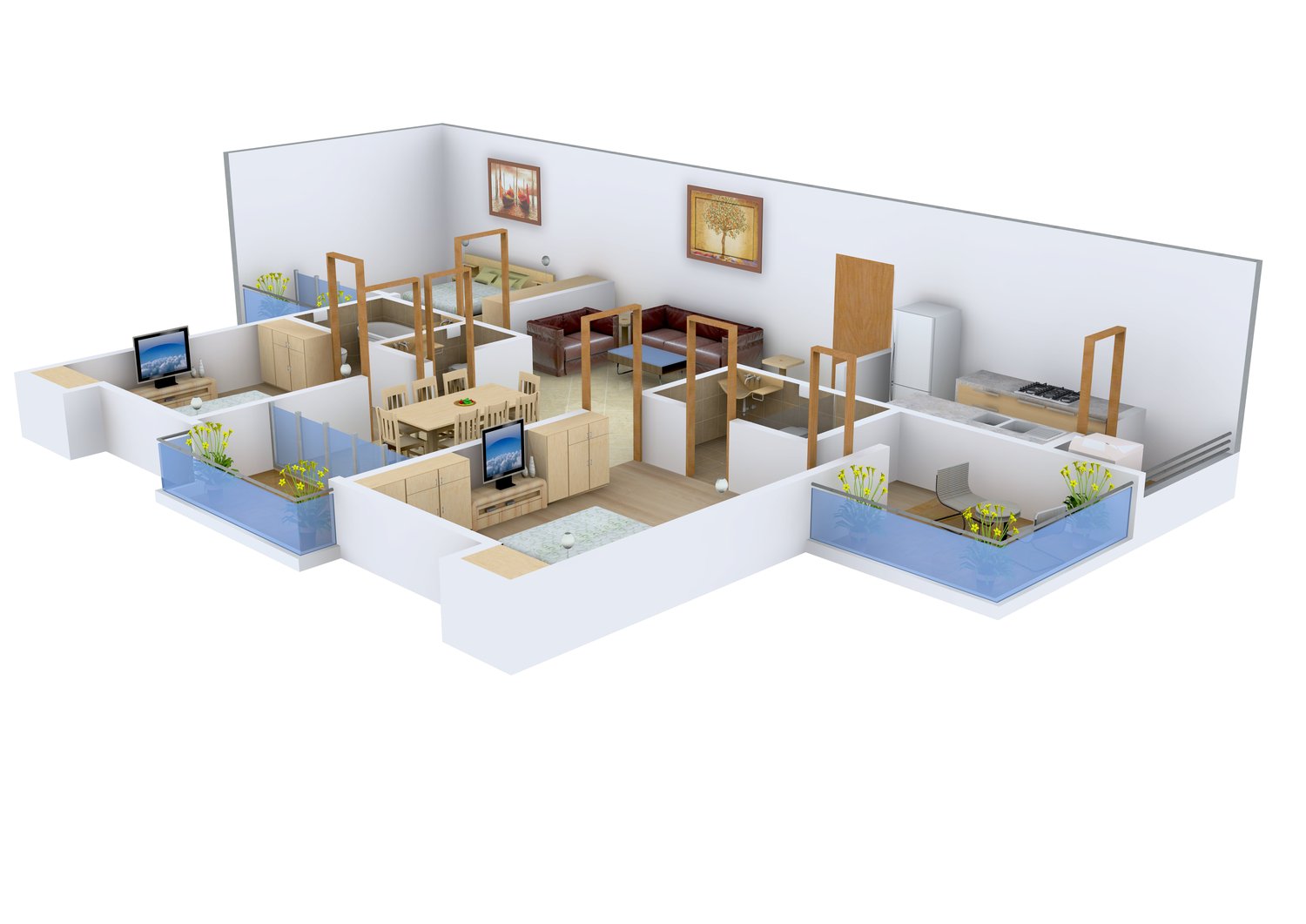 3DFloorPlan of Saltee Splendora