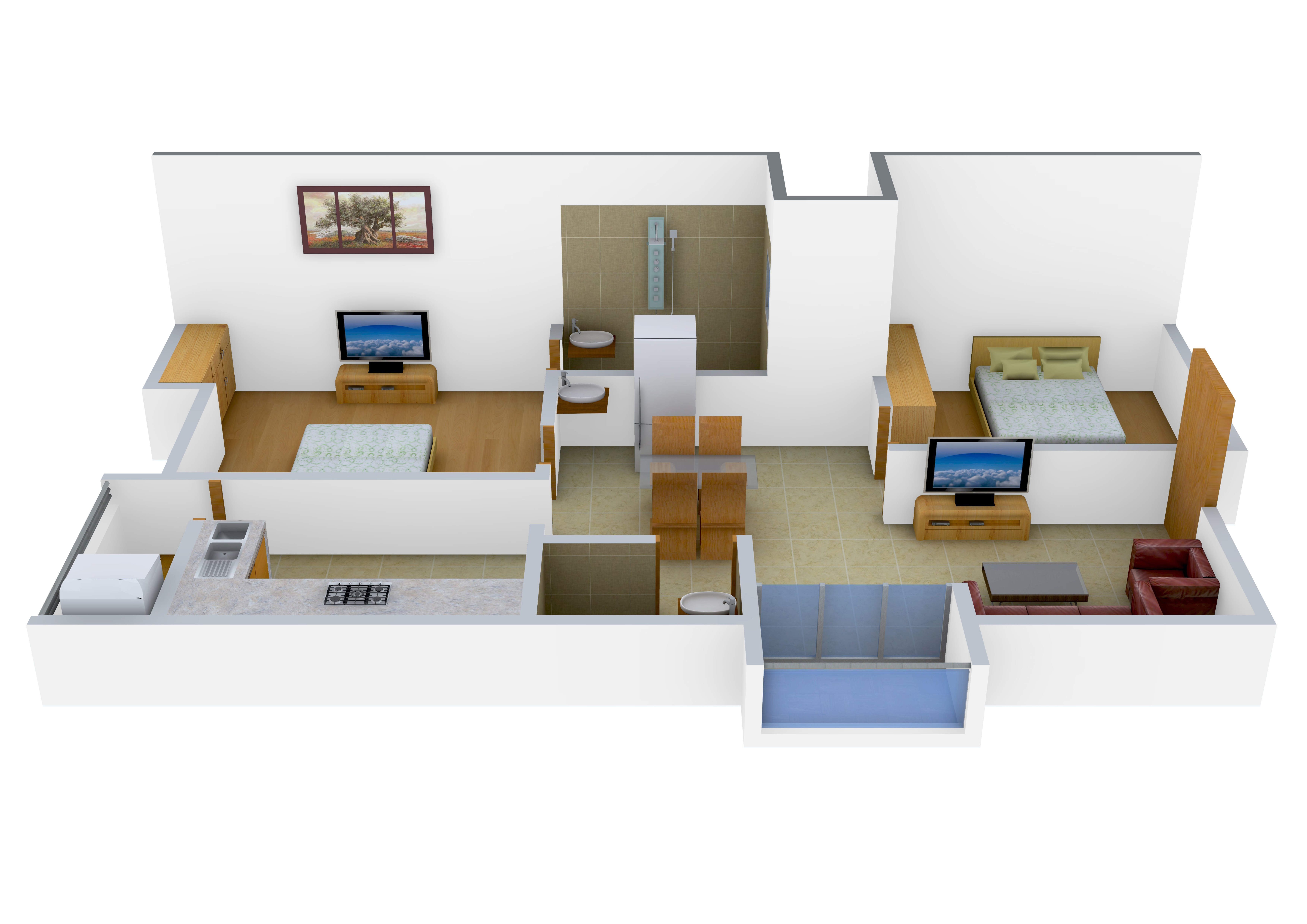 3DFloorPlan of Rahul Amaravathy