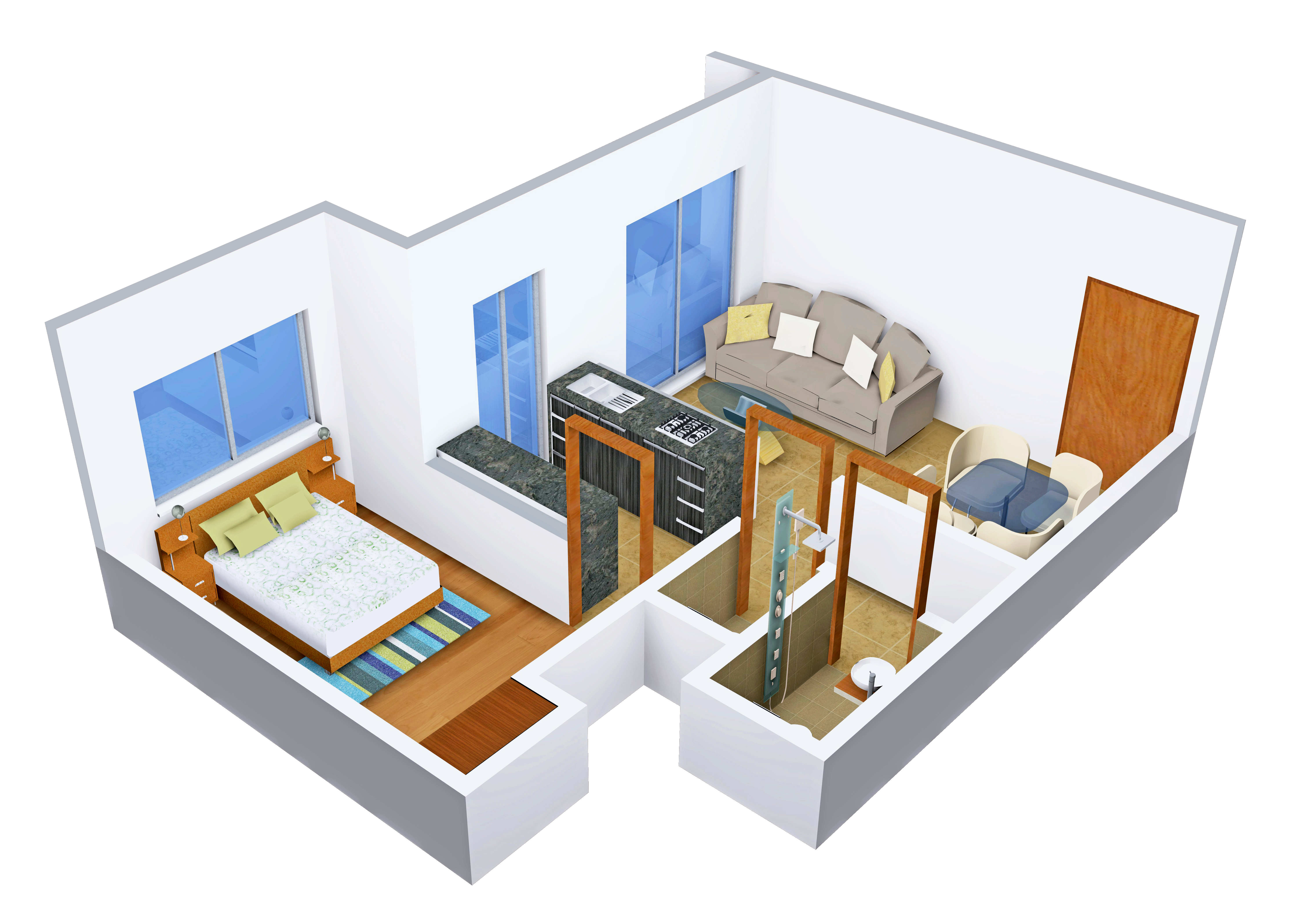 3DFloorPlan of Bhavani Orchid