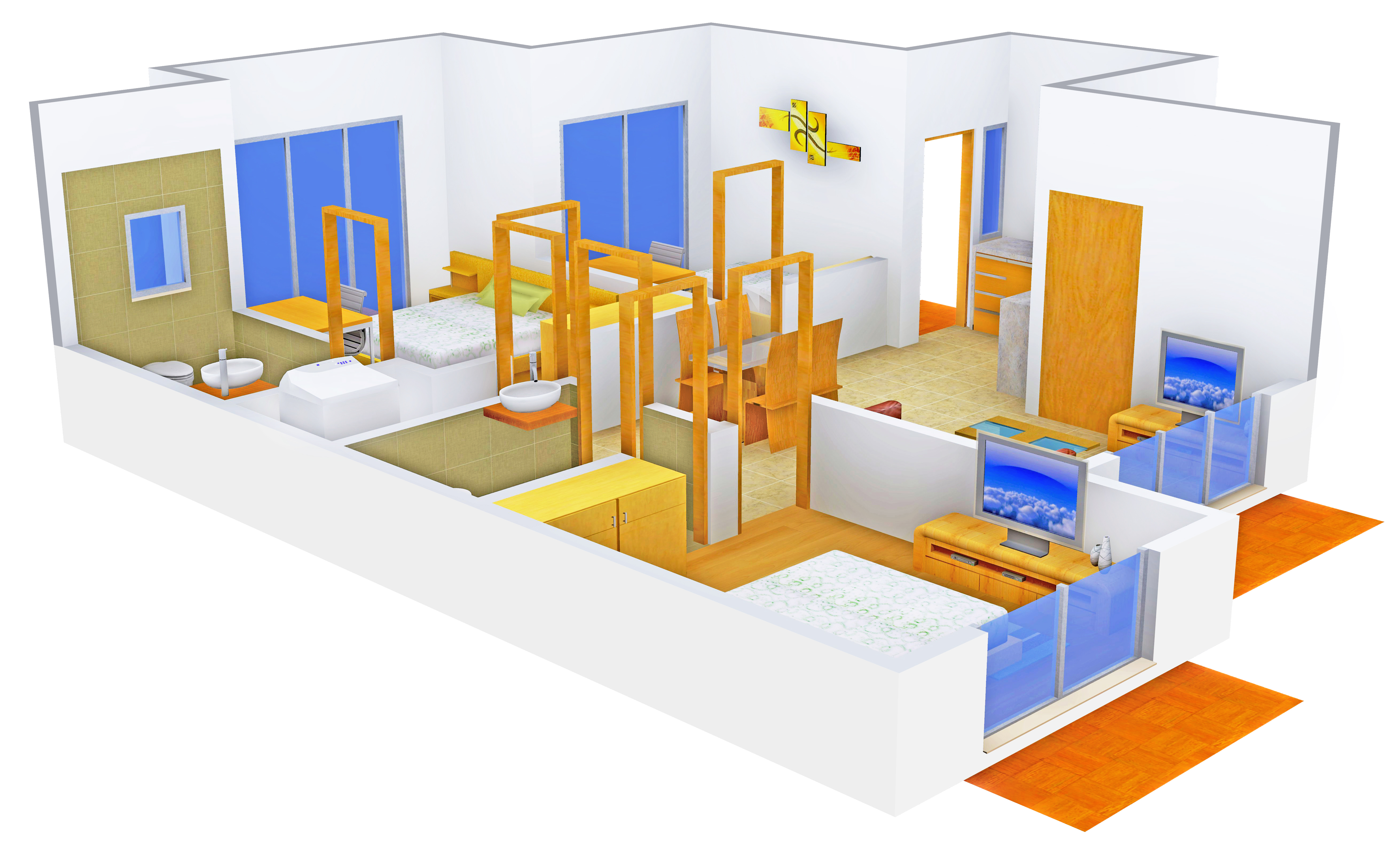 3DFloorPlan of CHD Paradiso