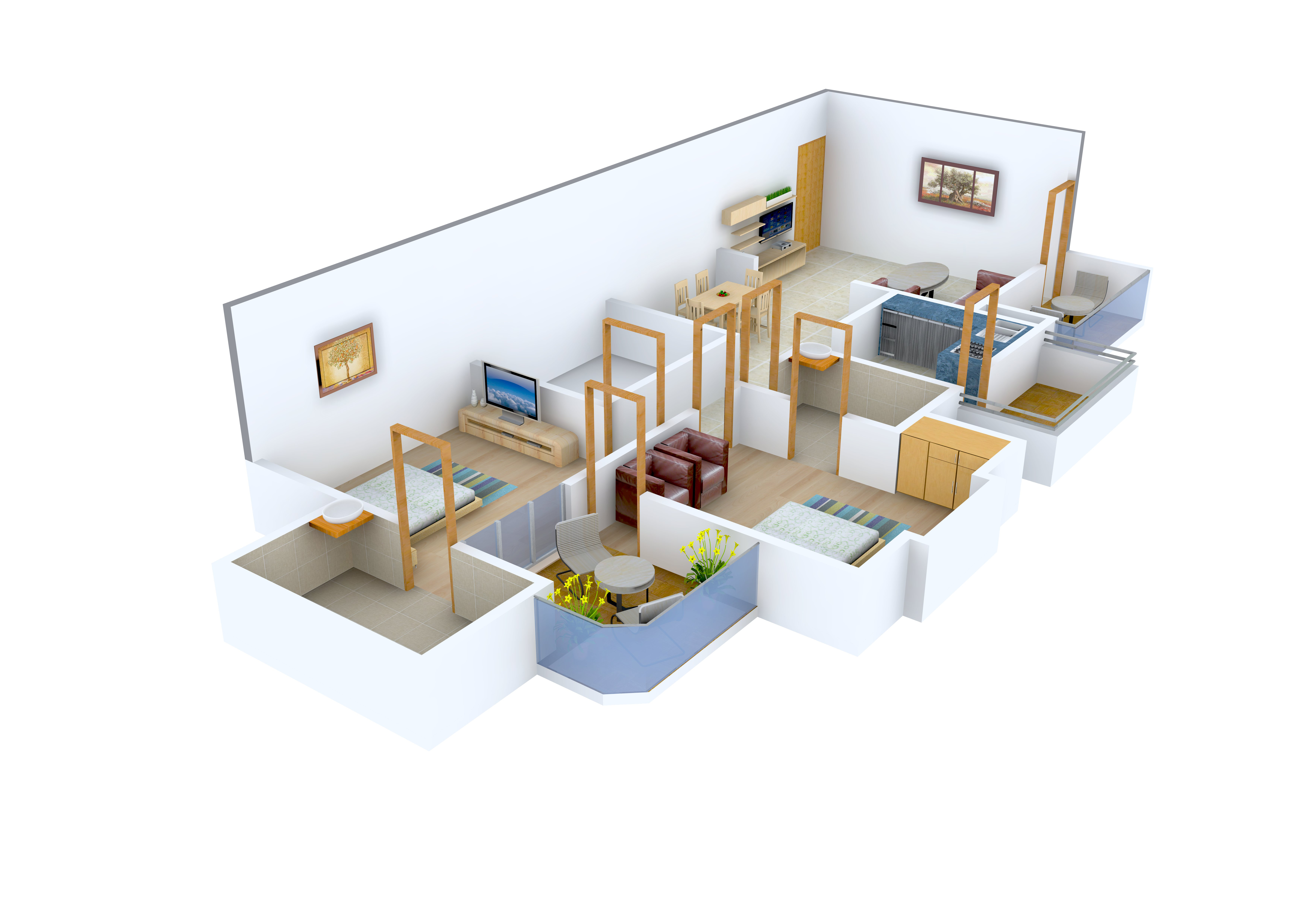 3DFloorPlan of Pearls Paradise
