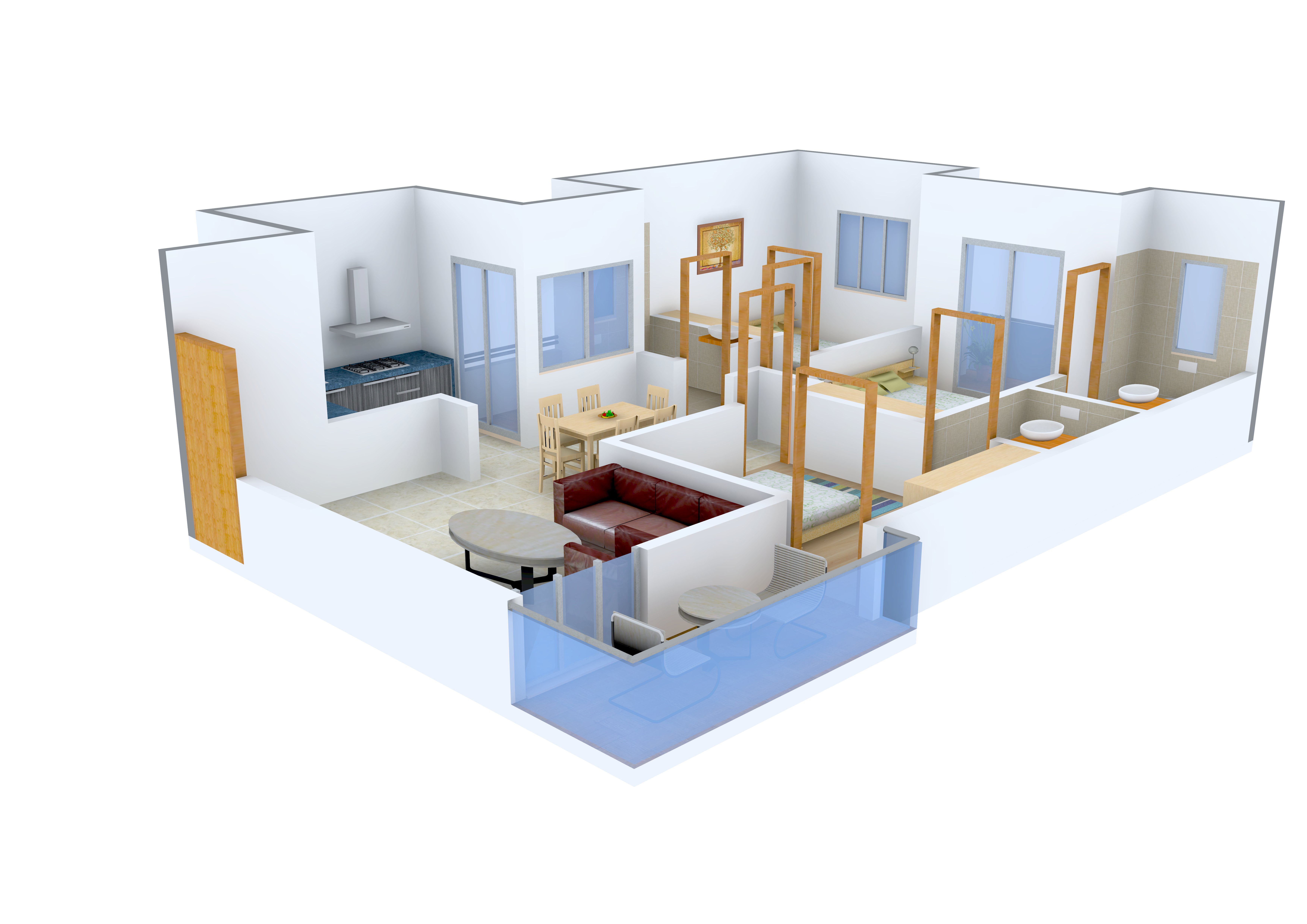 3DFloorPlan of Pearls Paradise