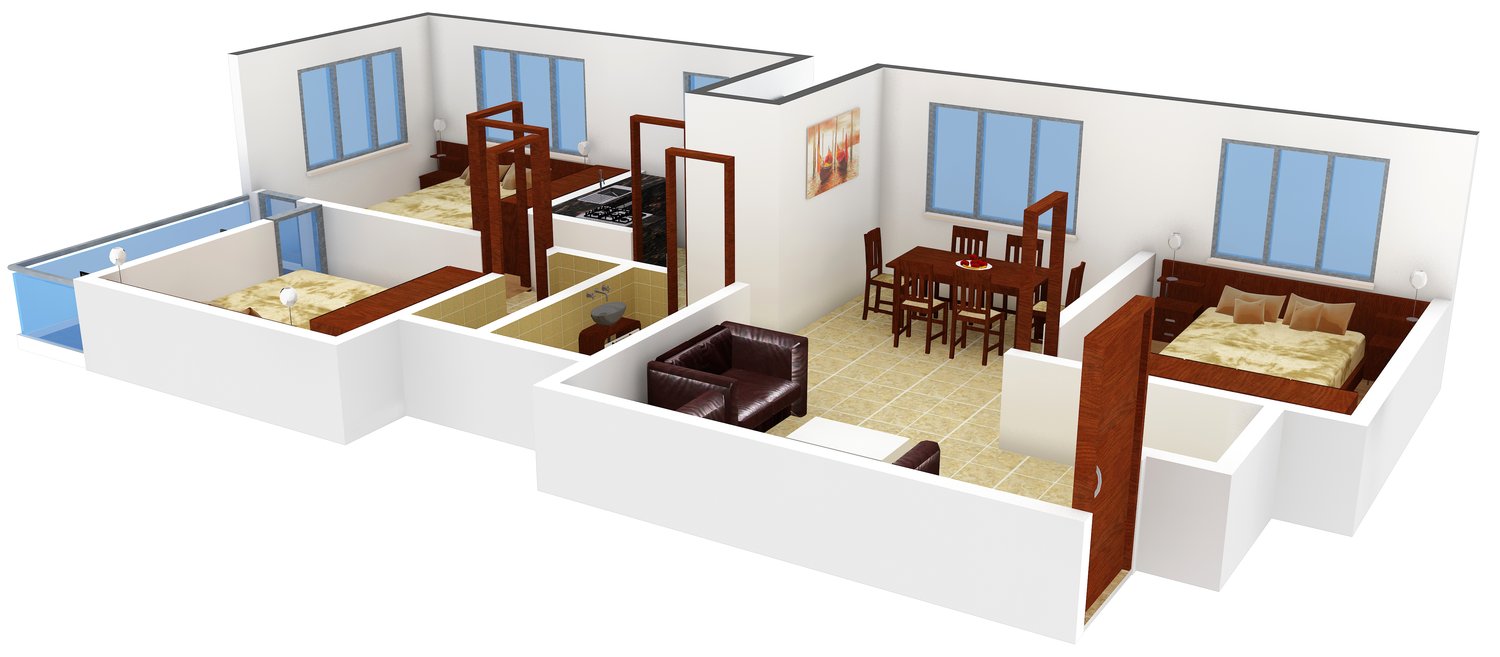 3DFloorPlan of Skywood Nestwood Maple