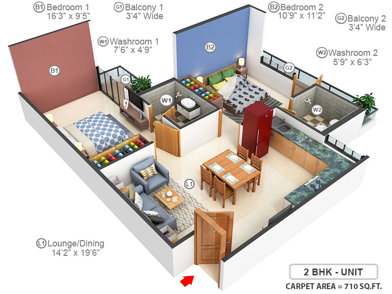 3DFloorPlan of Lotus Homz