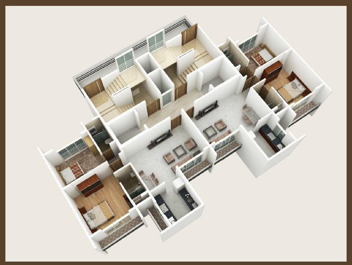 3DFloorPlan of Tricity Enclave