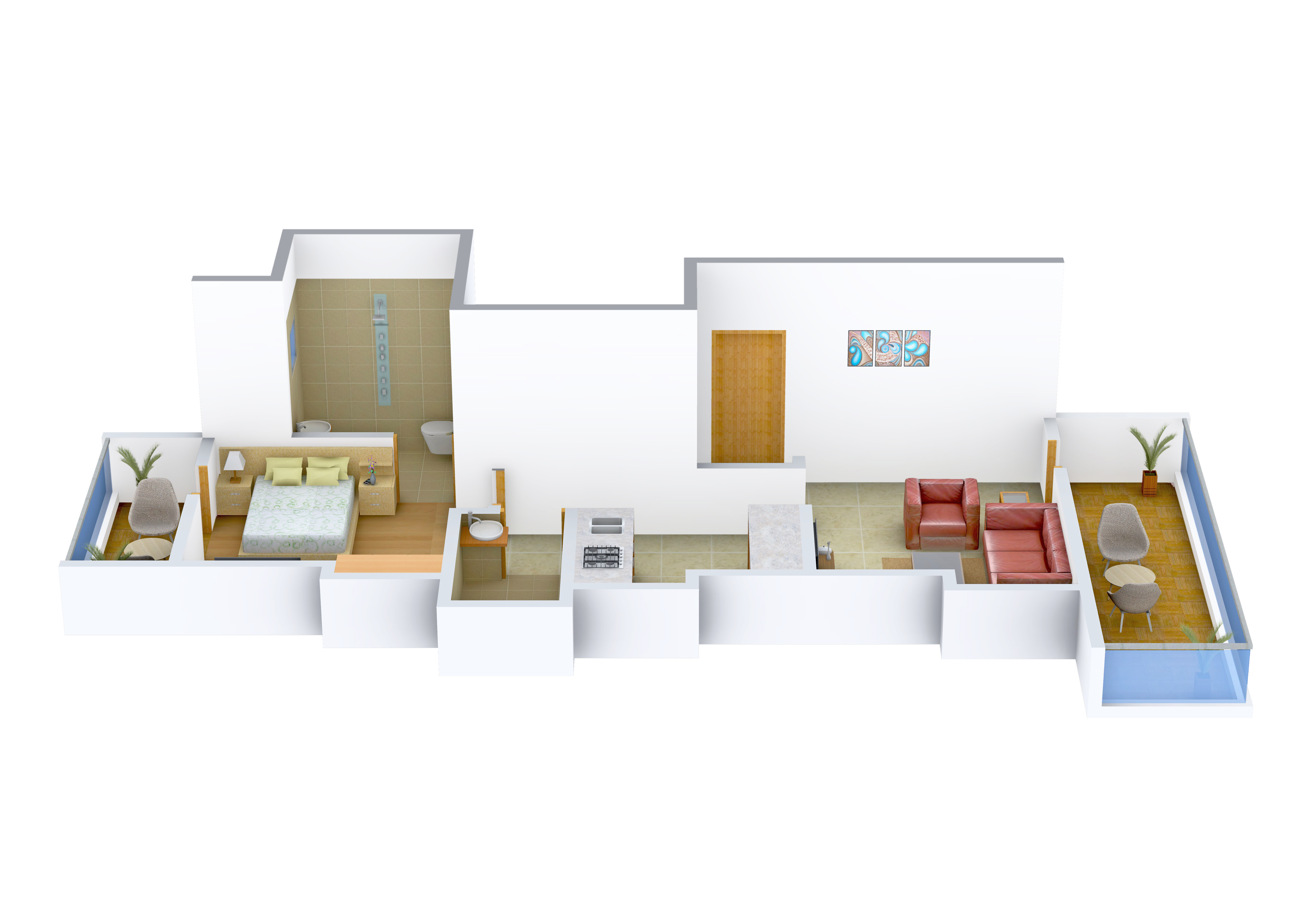 3DFloorPlan of PRM Divine