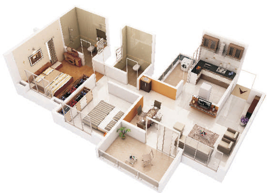 3DFloorPlan of SBM West Wind Park