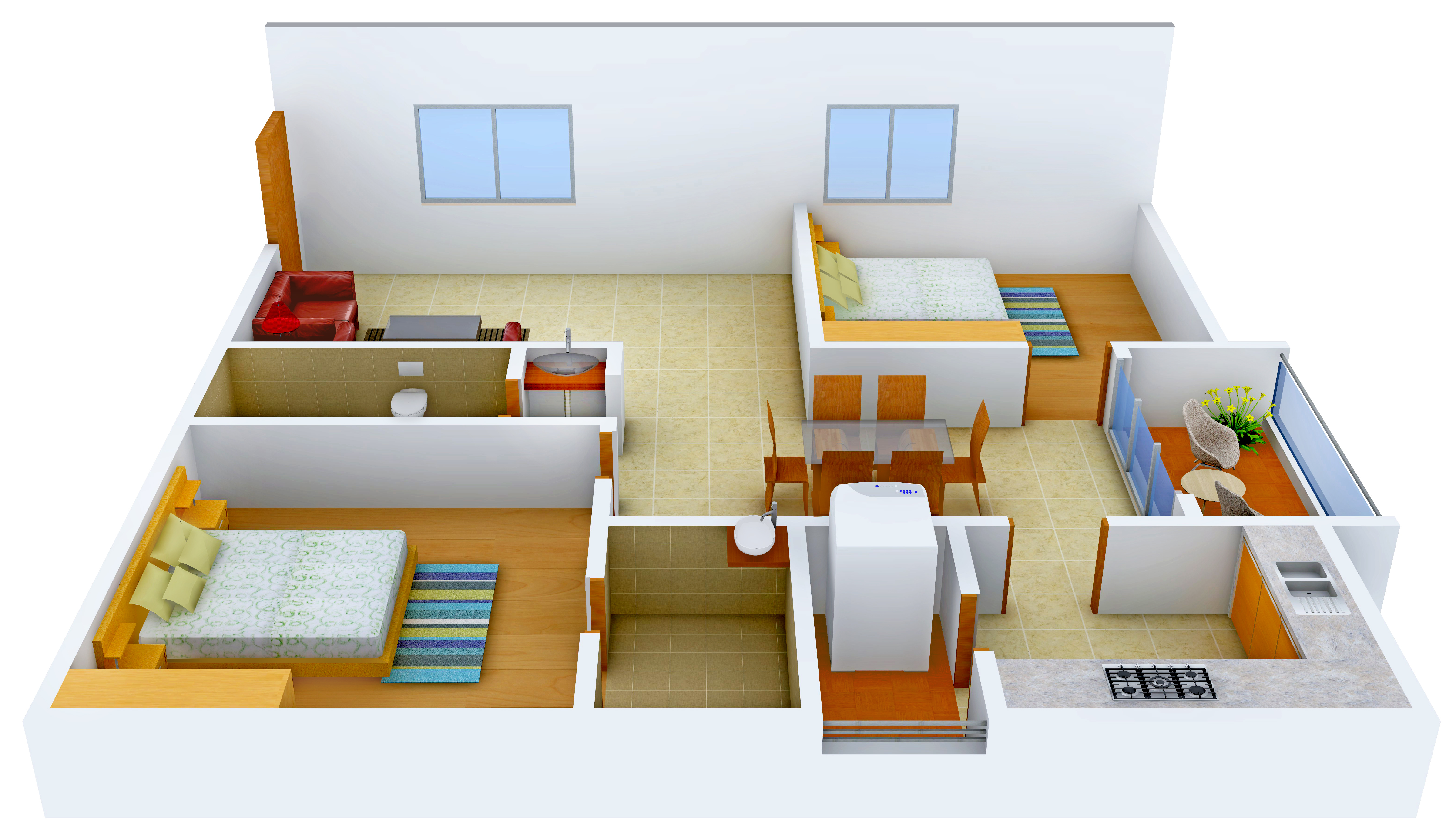 3DFloorPlan of Siri Pride