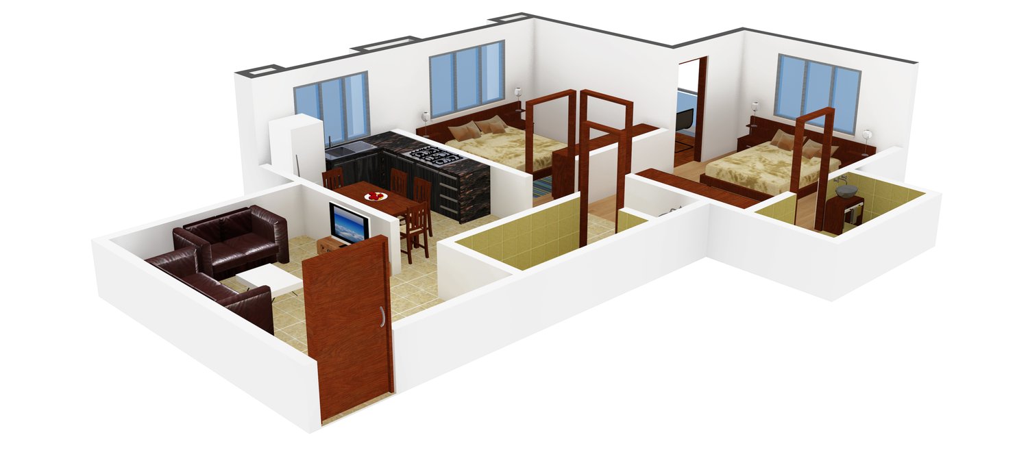 3DFloorPlan of Arun Celesta
