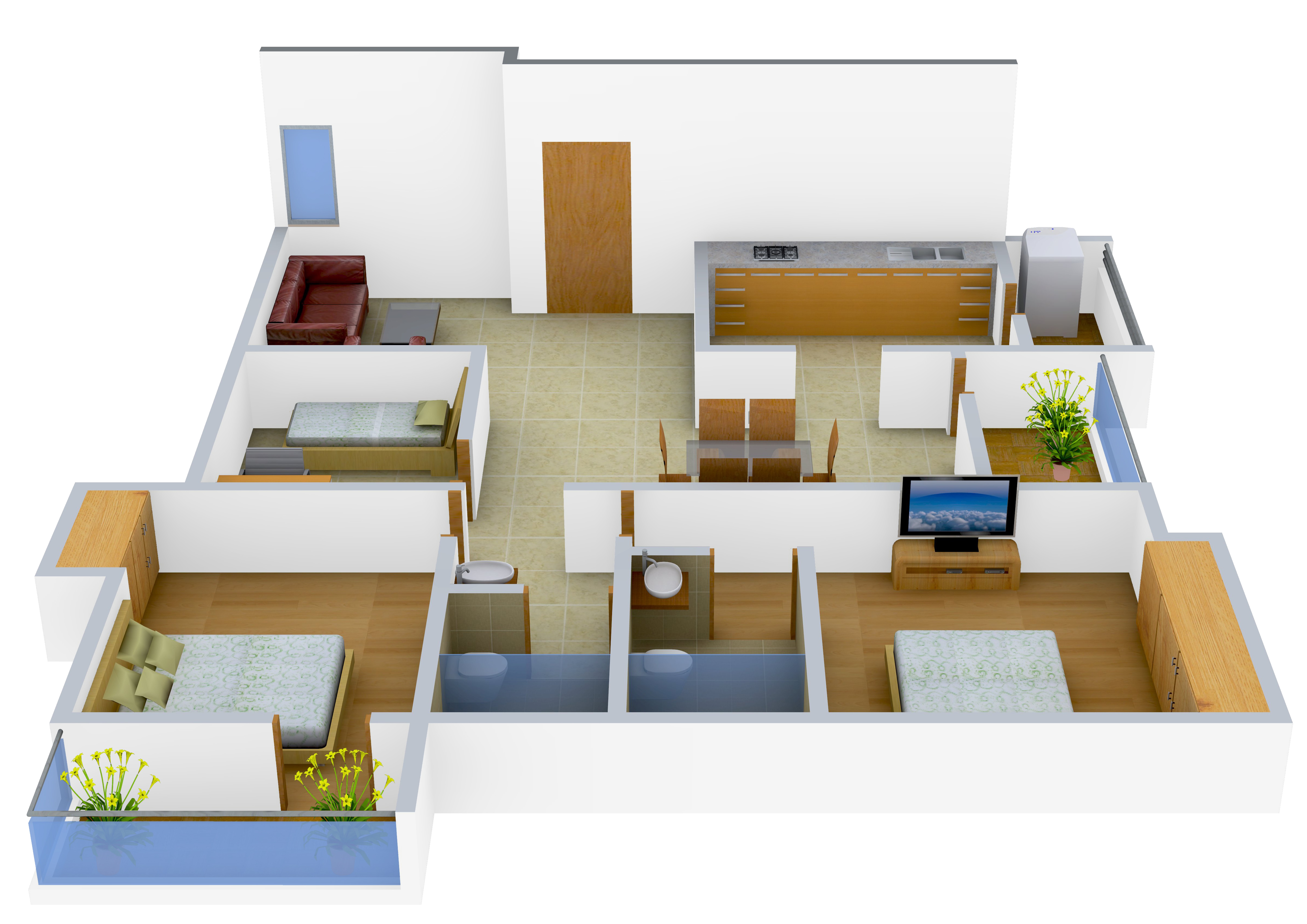 3DFloorPlan of Jaag Ankit