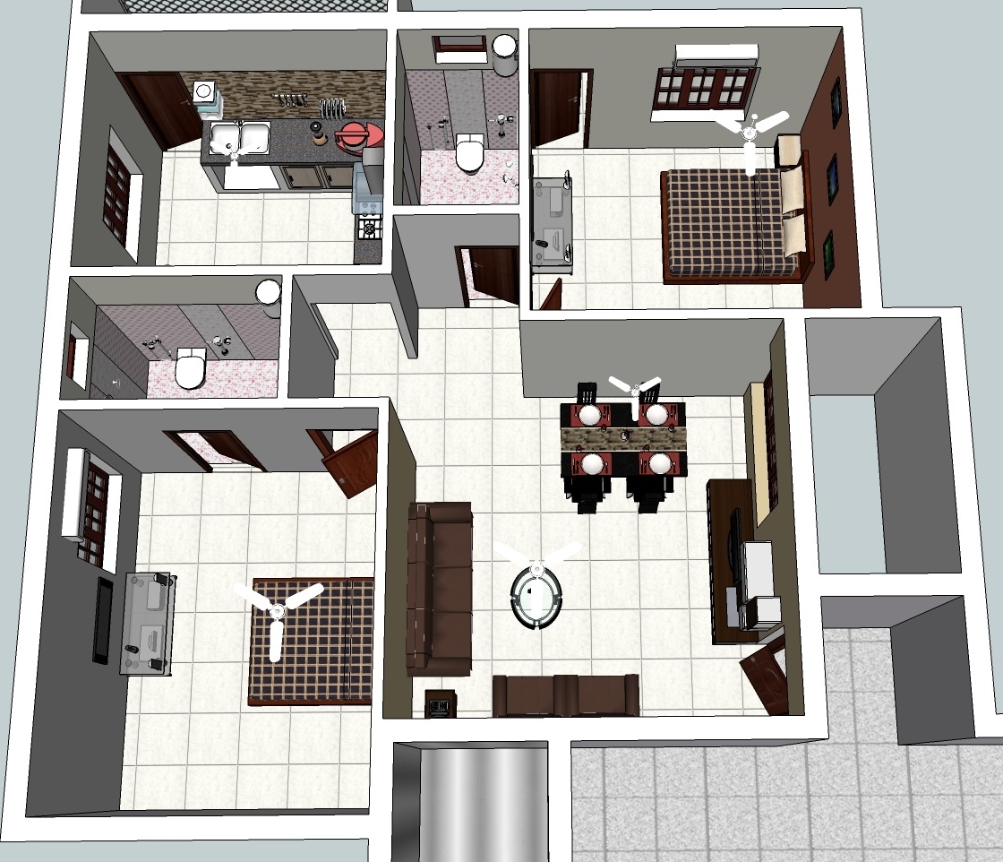 3DFloorPlan of Prudential Arcade