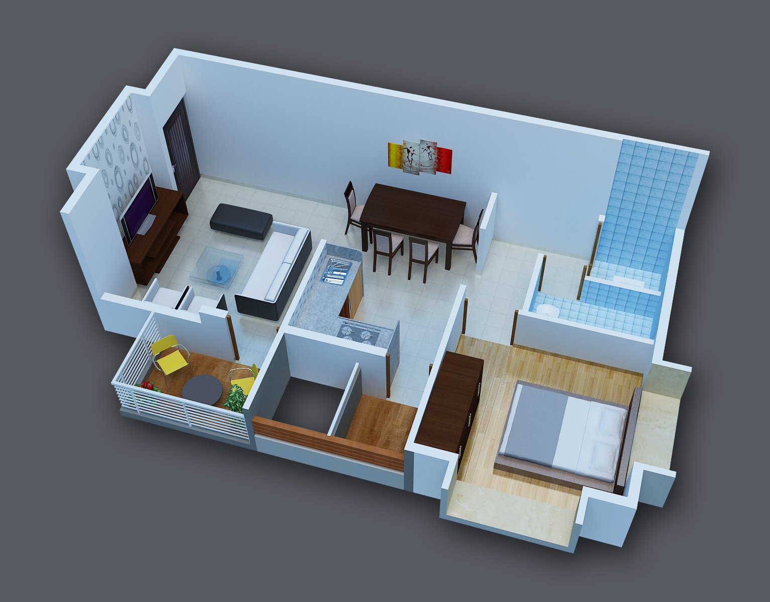 3DFloorPlan of Vignesh Vertex