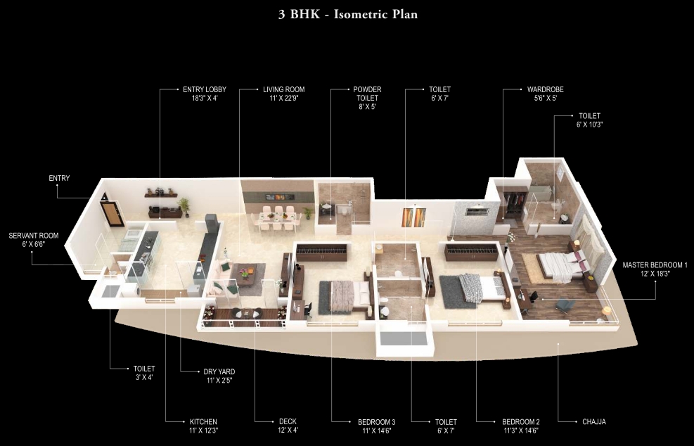 3DFloorPlan of Joy Legend