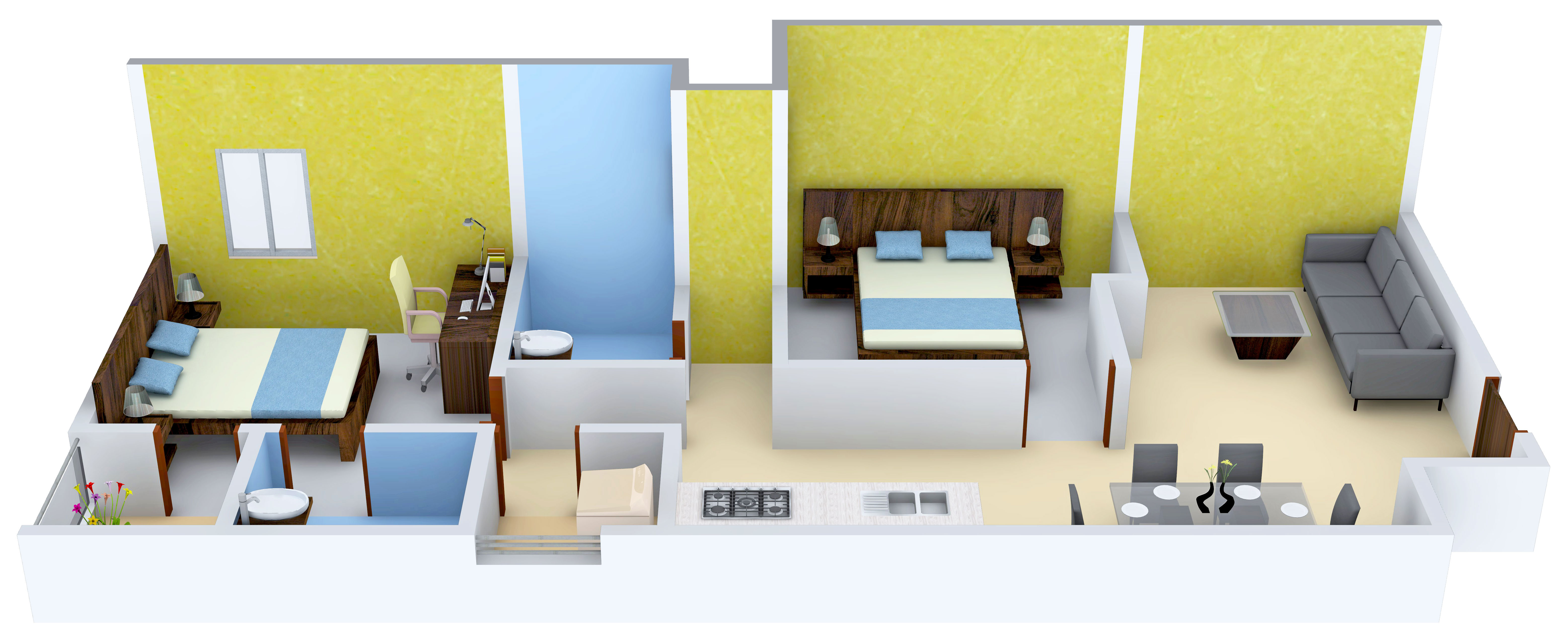 3DFloorPlan of Coevolve Elvira