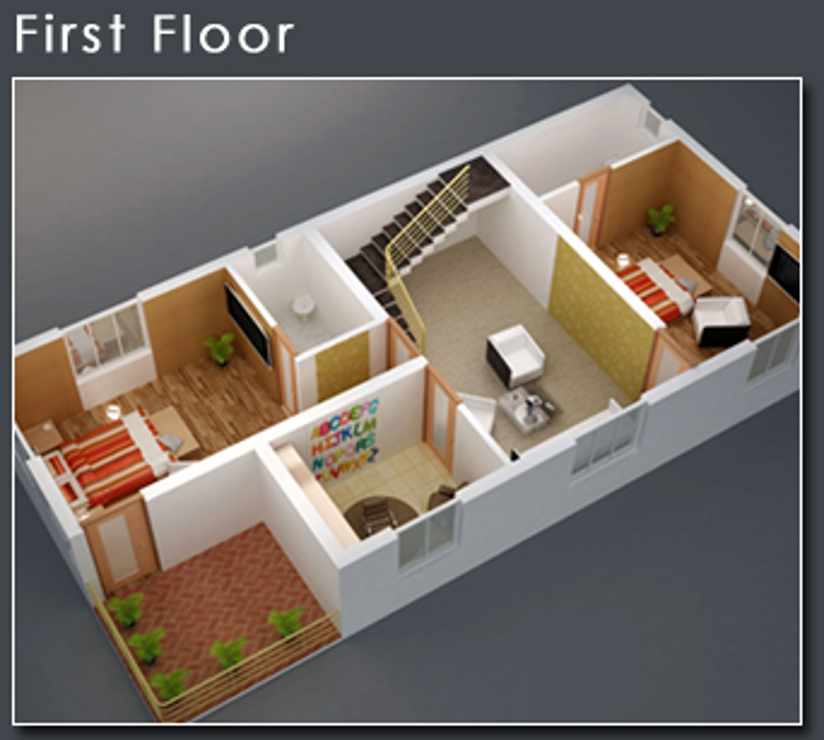 3DFloorPlan of Jagdish Villa