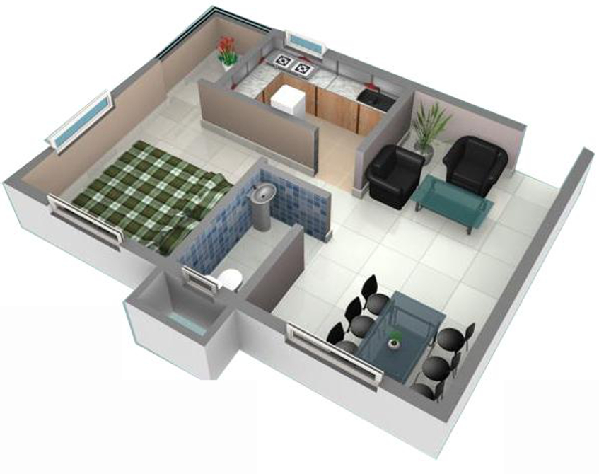 3DFloorPlan of Polaars Royal Enclave