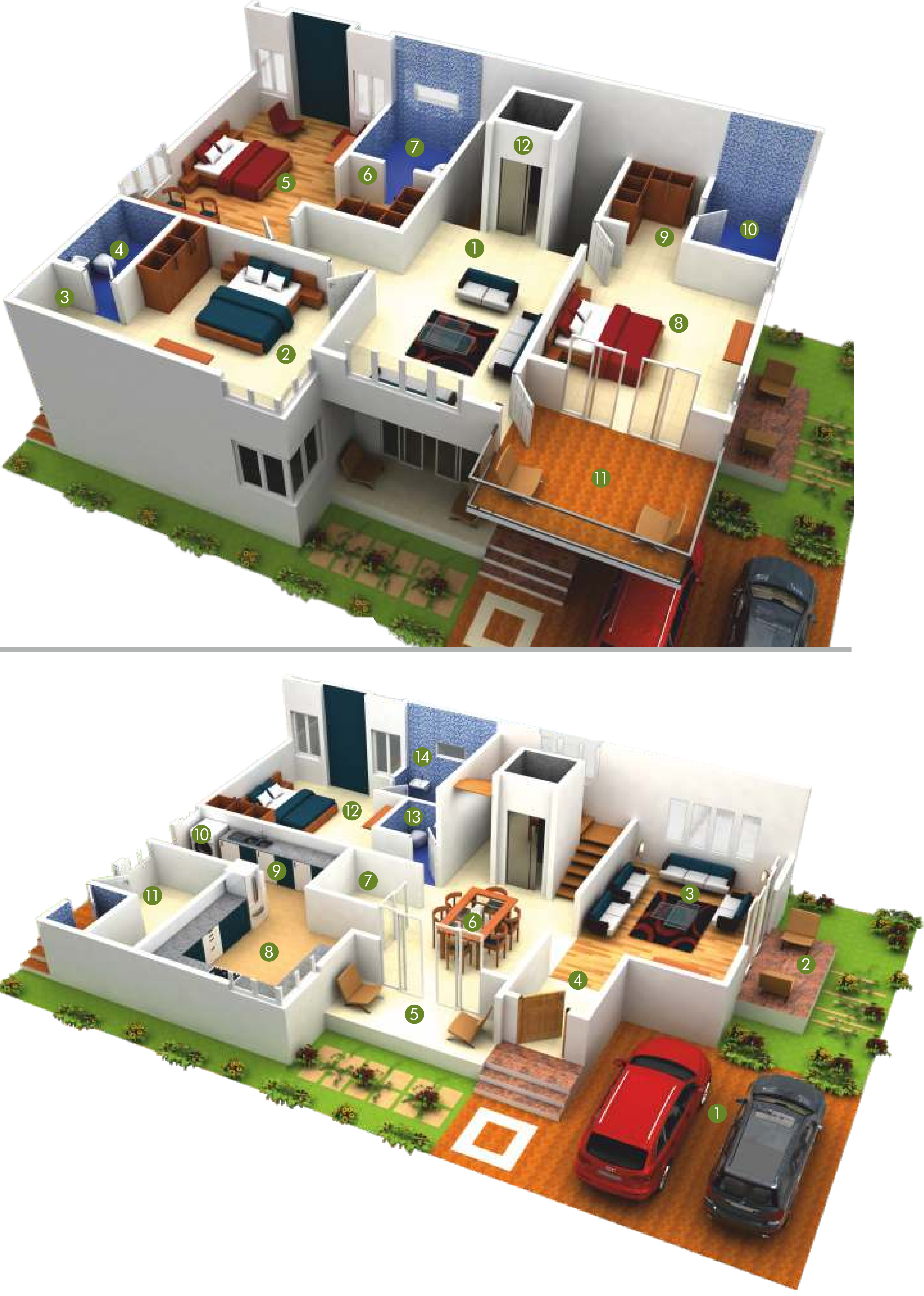 3DFloorPlan of Celebrity Natures Habitat