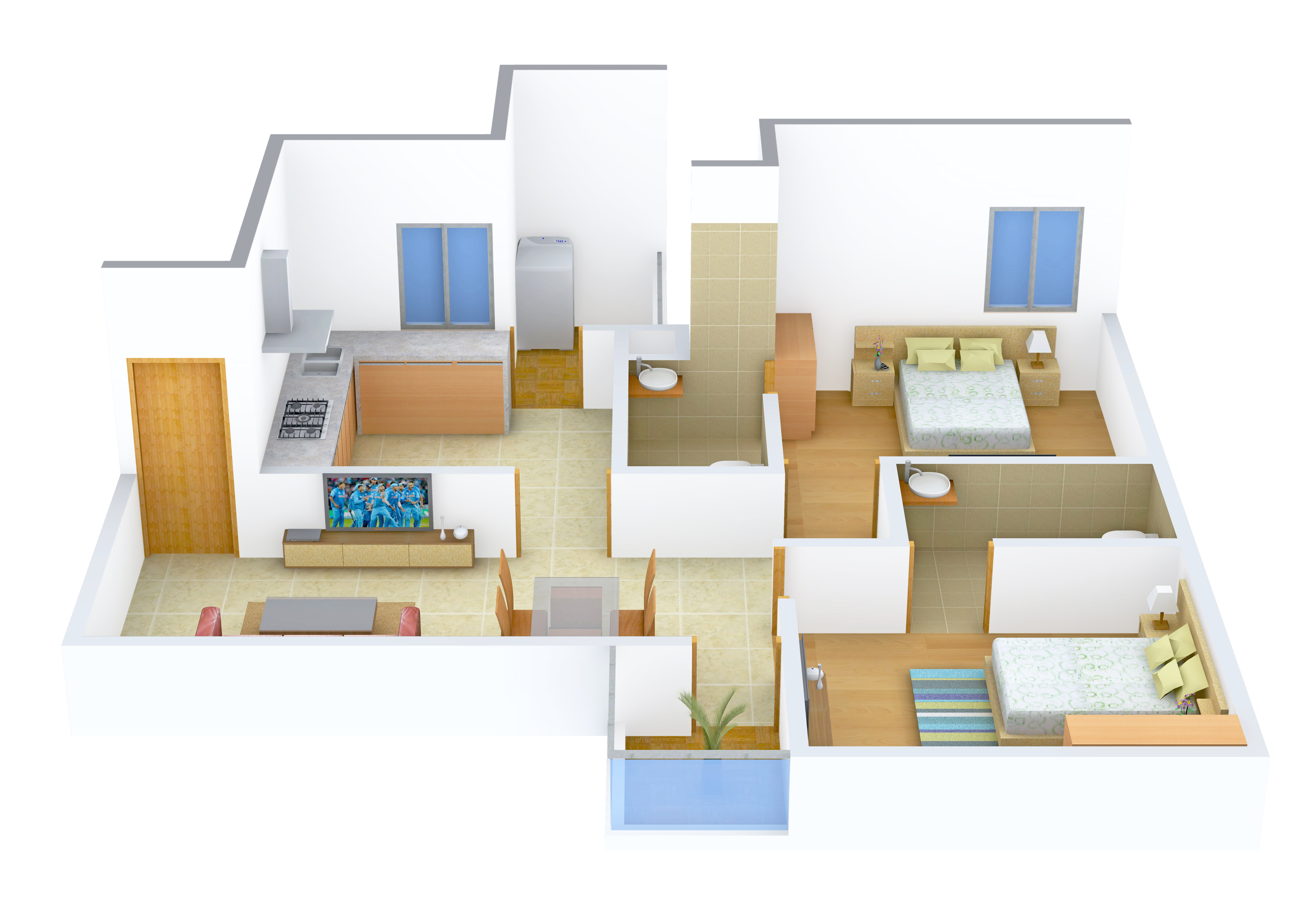 3DFloorPlan of Asset Ocean Grove
