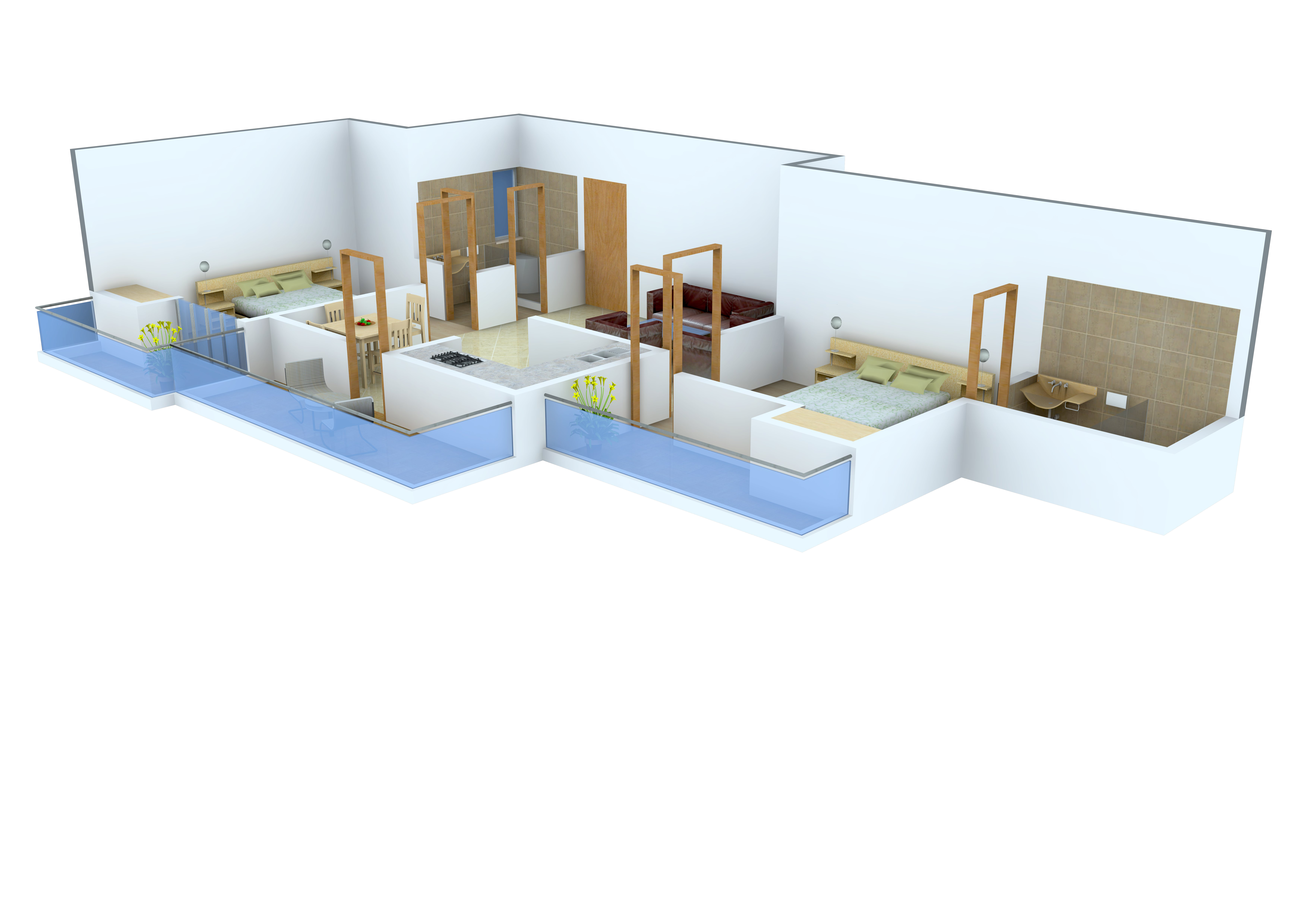 3DFloorPlan of Vishal Pinnacle Tower