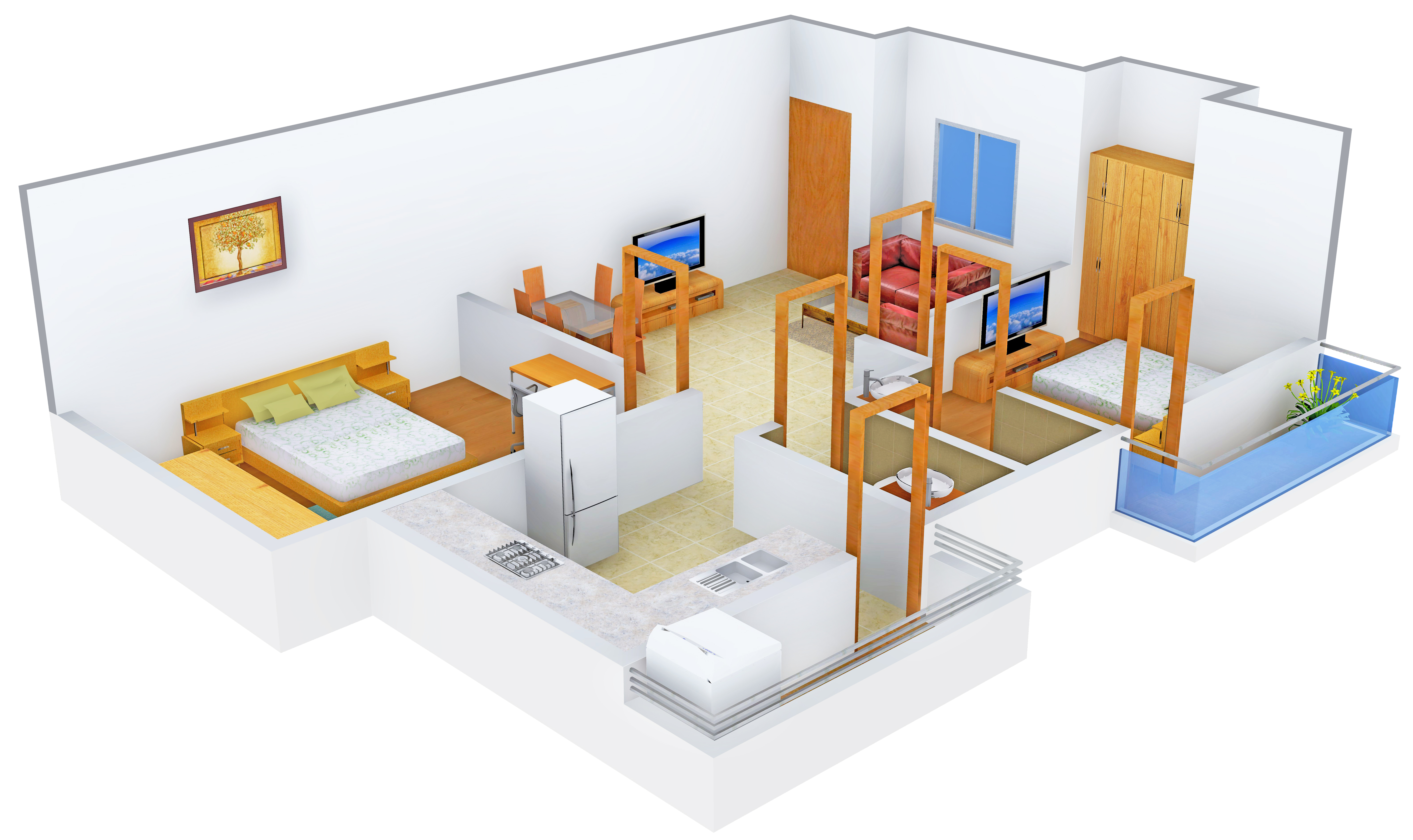 3DFloorPlan of RKN Sri Raksha