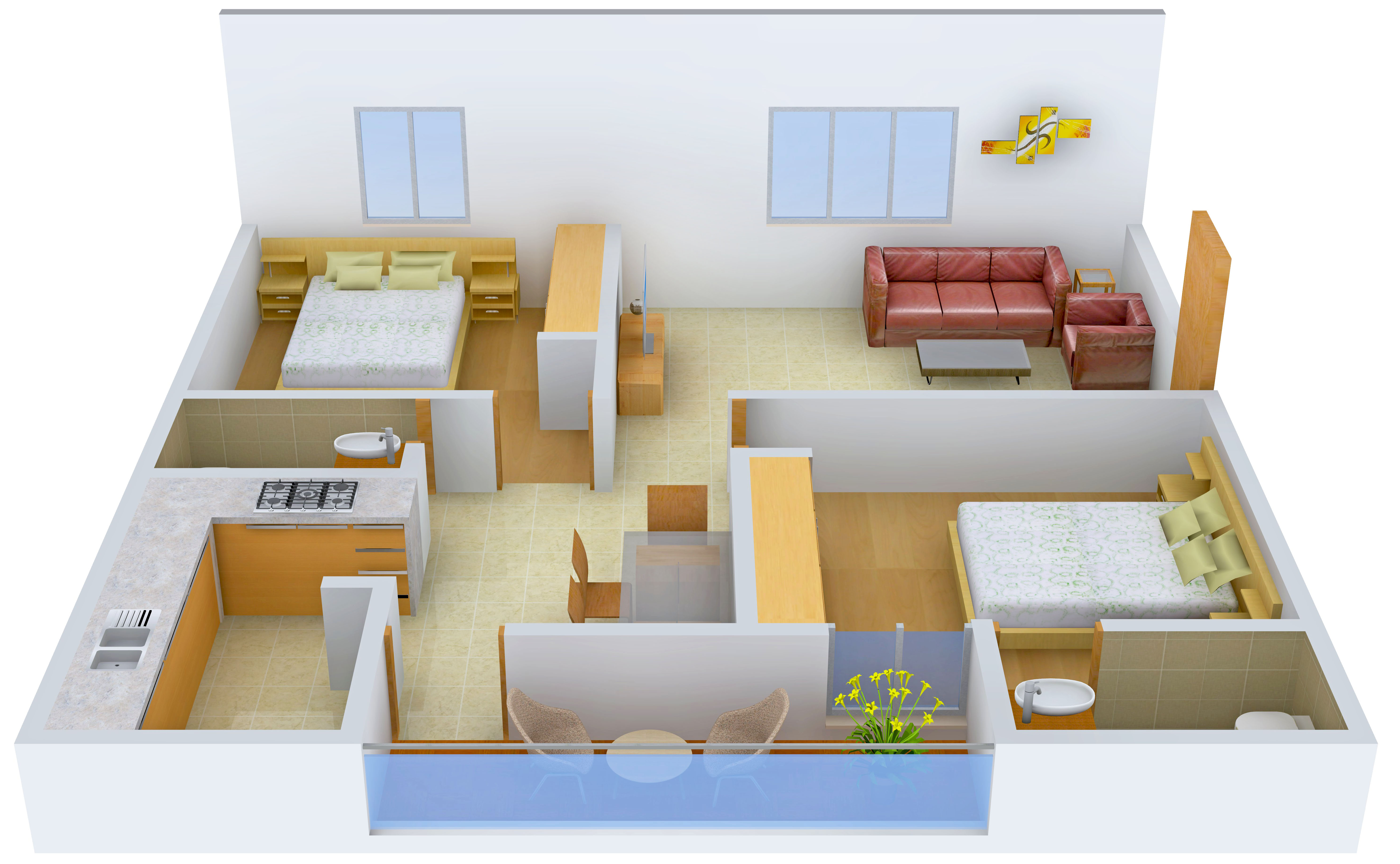 3DFloorPlan of SVC Bello