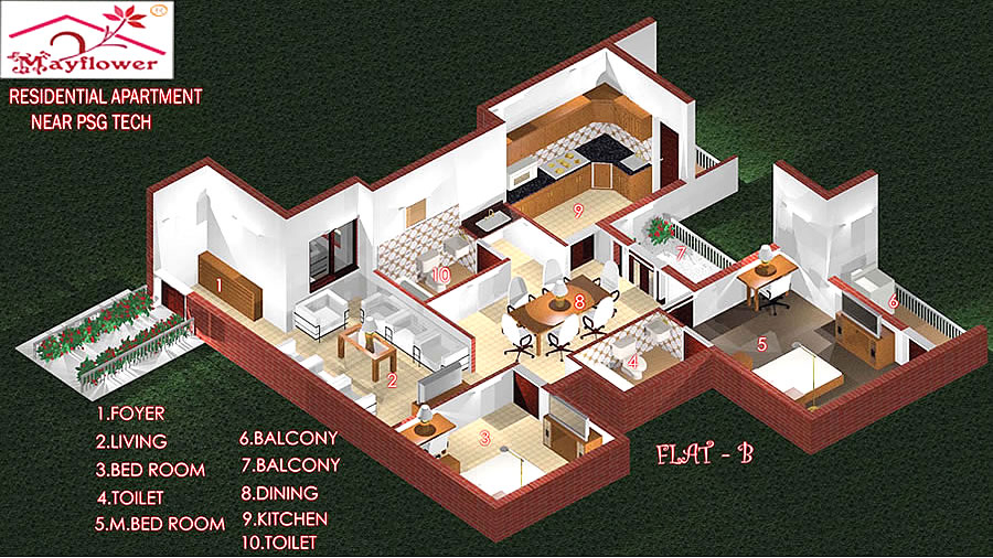 dummy Mayflower Caladium