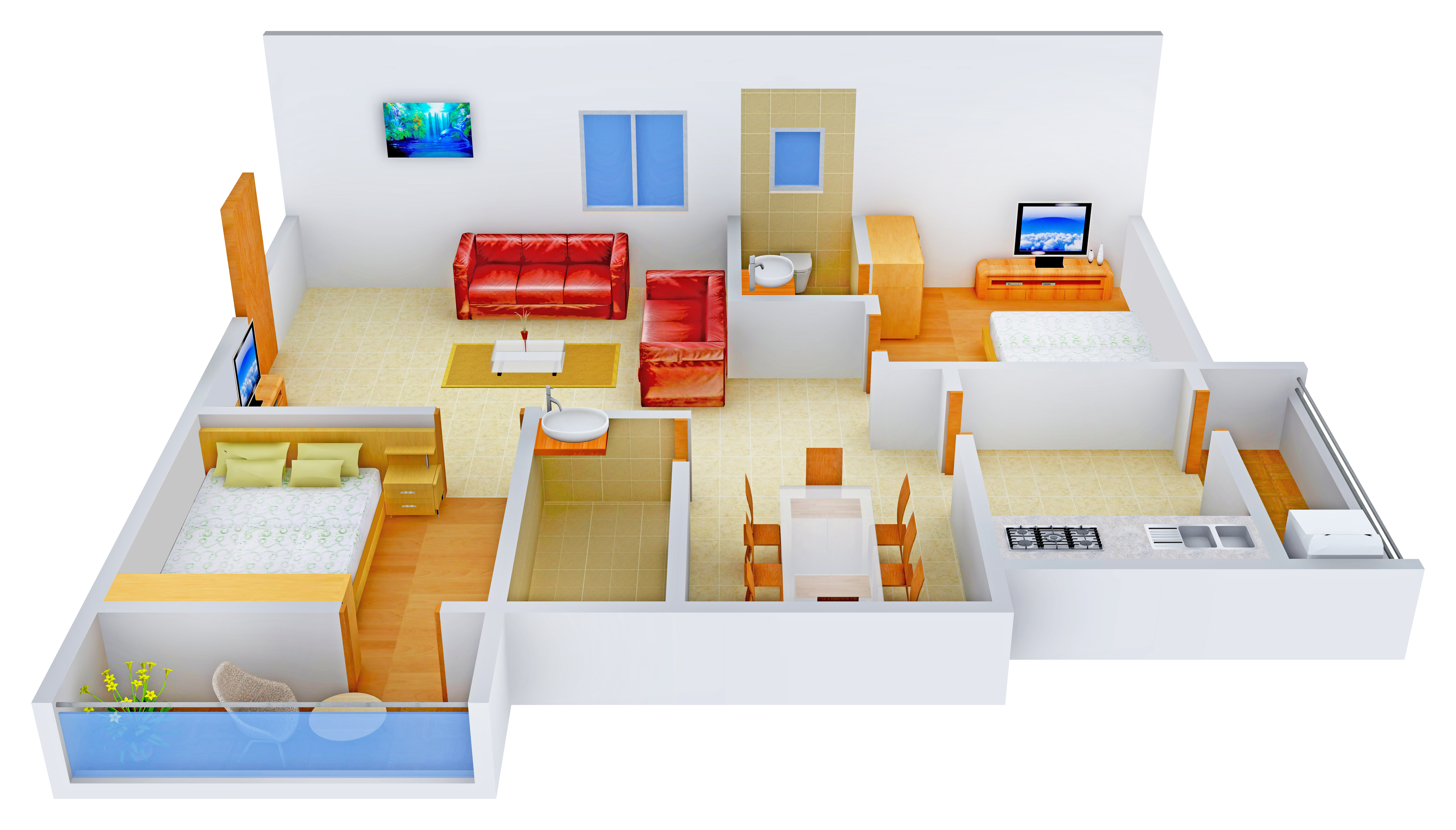3DFloorPlan of Jeyam Sindhu Park