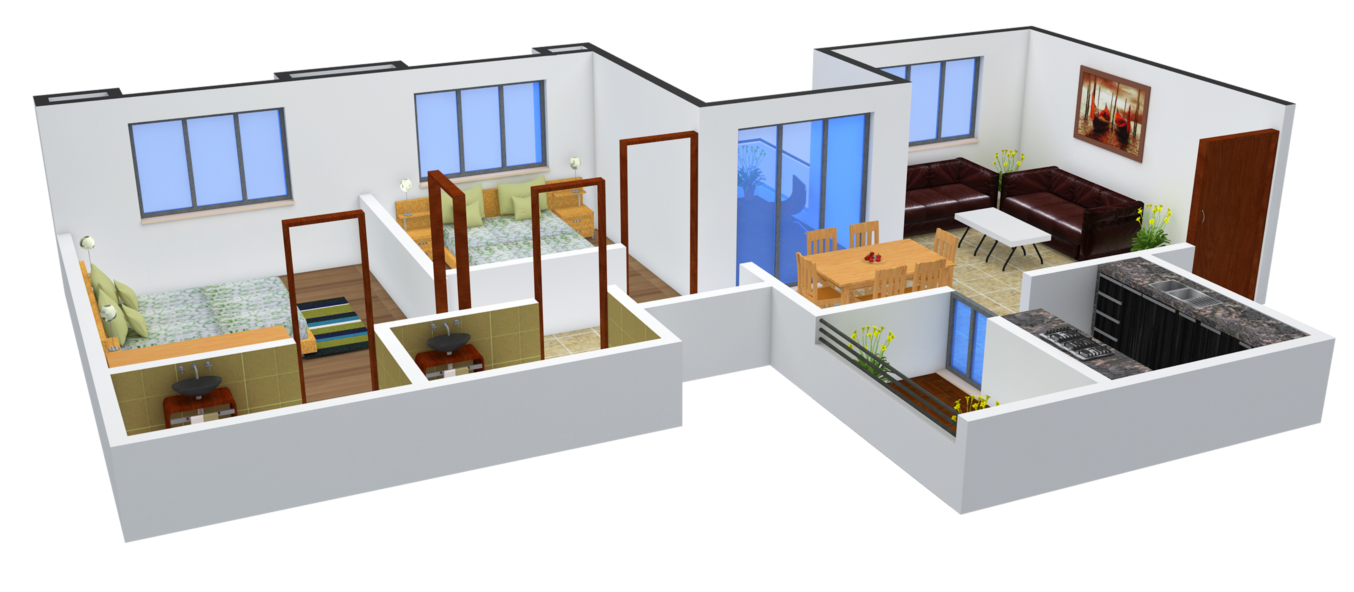 3DFloorPlan of Chandrarang Basileo