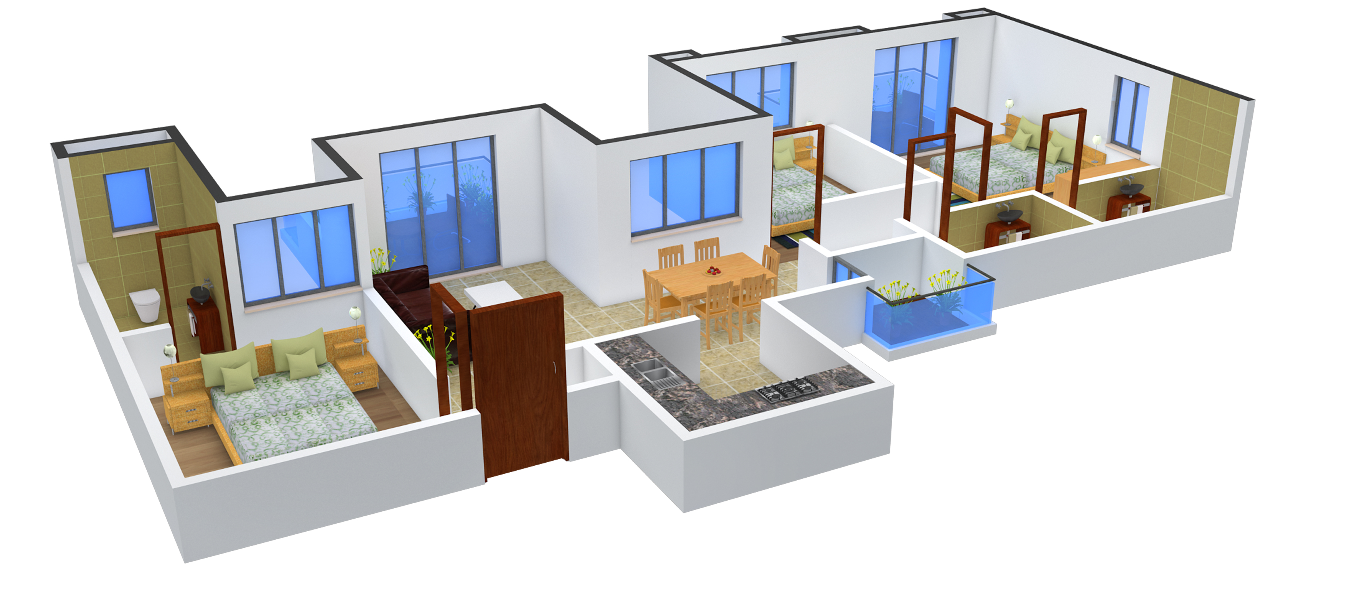 3DFloorPlan of Chandrarang Basileo