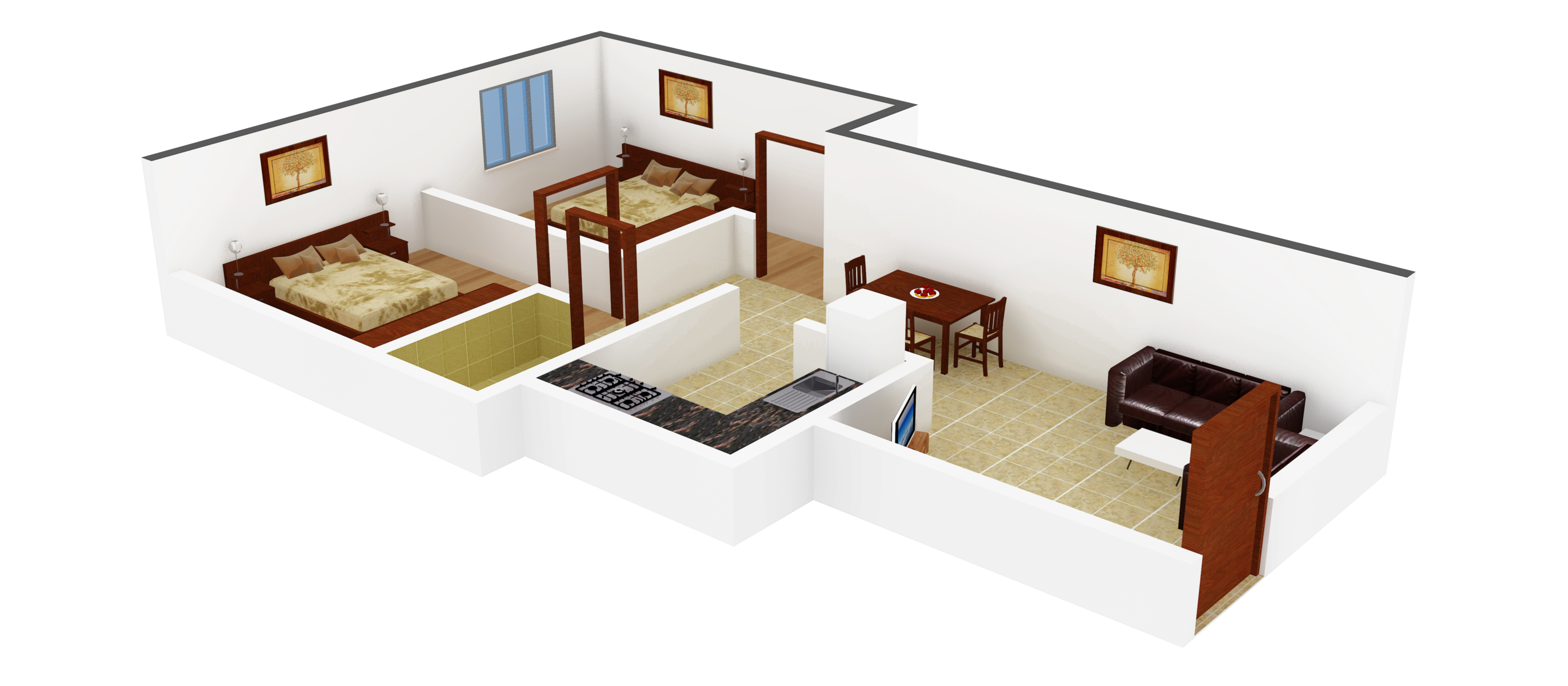 3DFloorPlan of Ranganayaki Red Rover