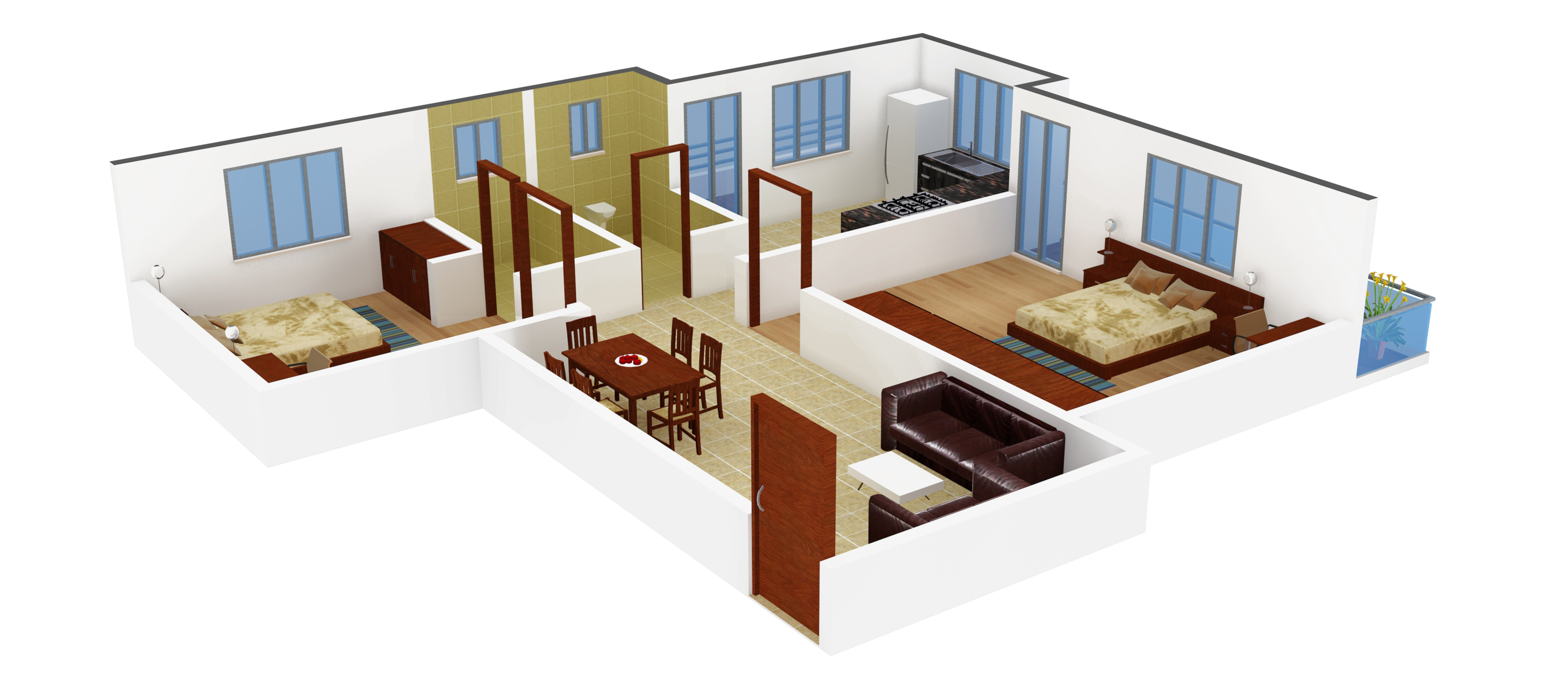 3DFloorPlan of Ranganayaki Red Rover