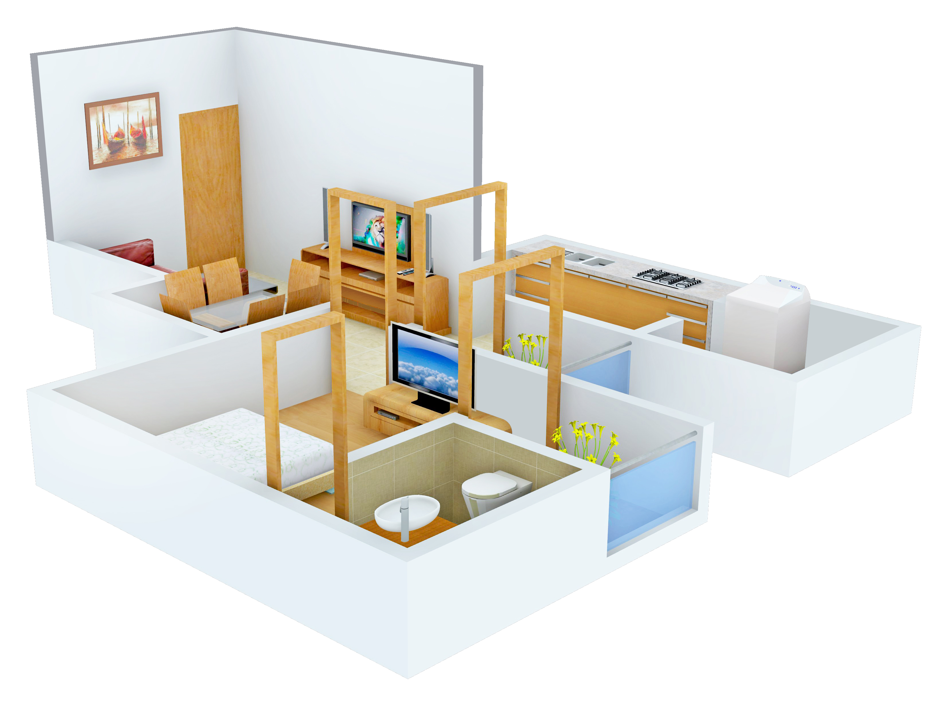 3DFloorPlan of AC Geeyem Enclave