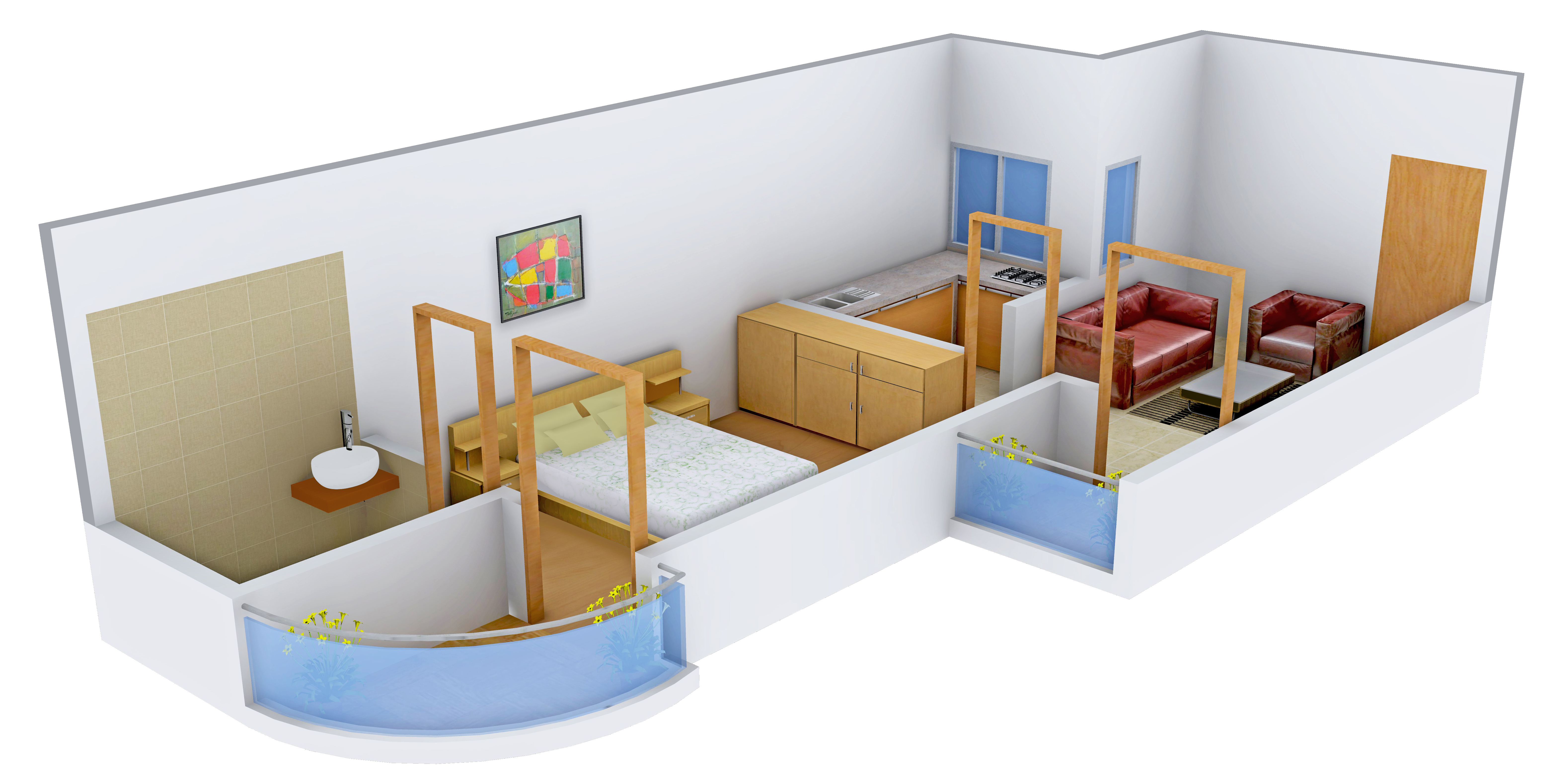 3DFloorPlan of AC Geeyem Enclave