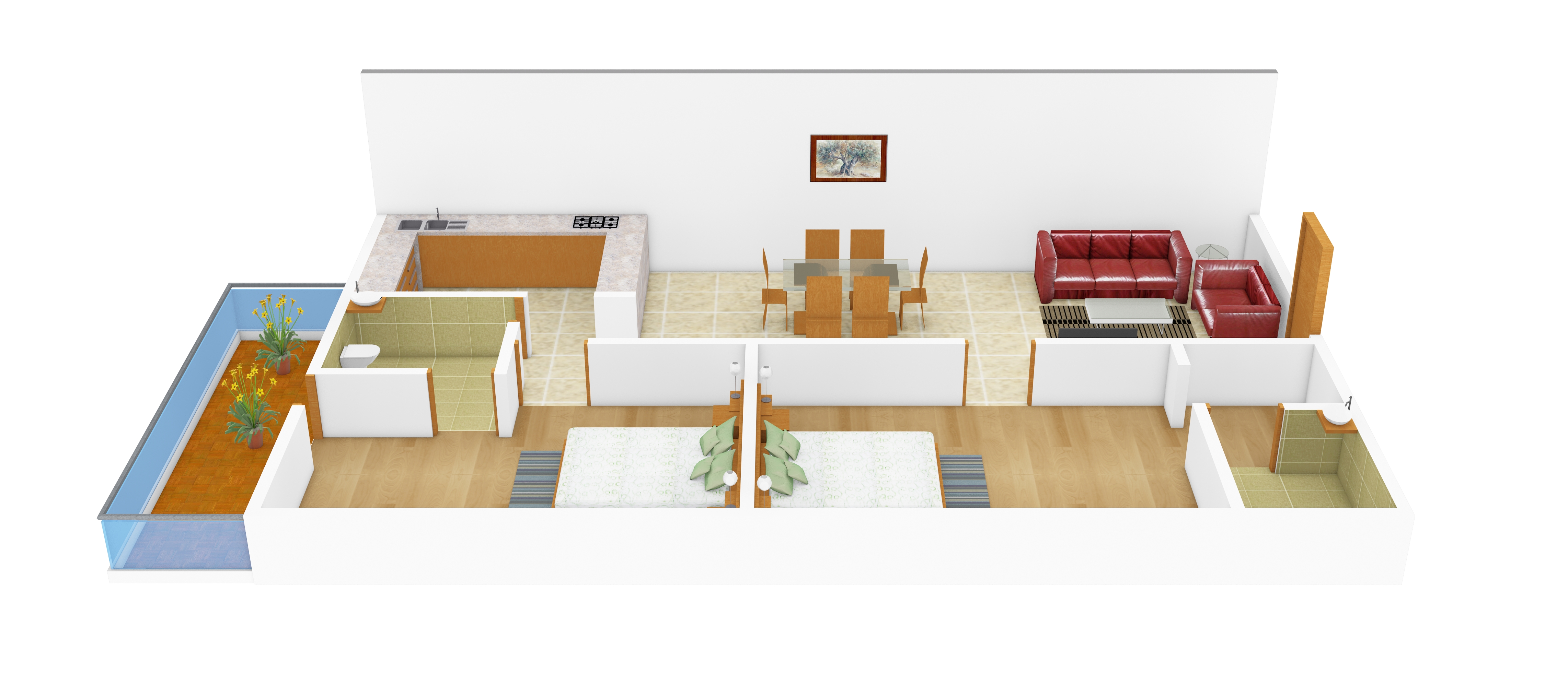 3DFloorPlan of G C Cloud Nine