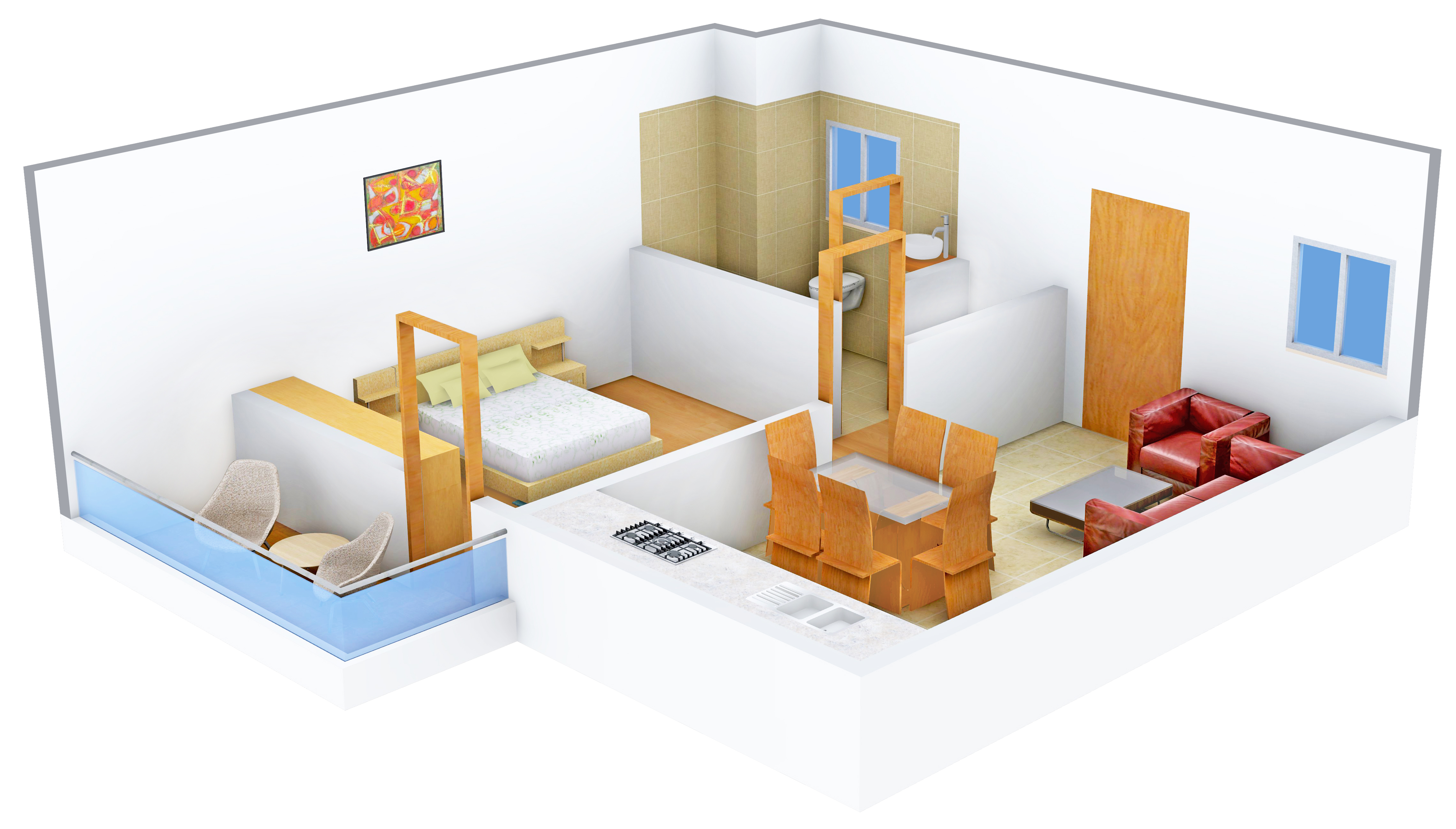 3DFloorPlan of Amarnath Amravati Hills