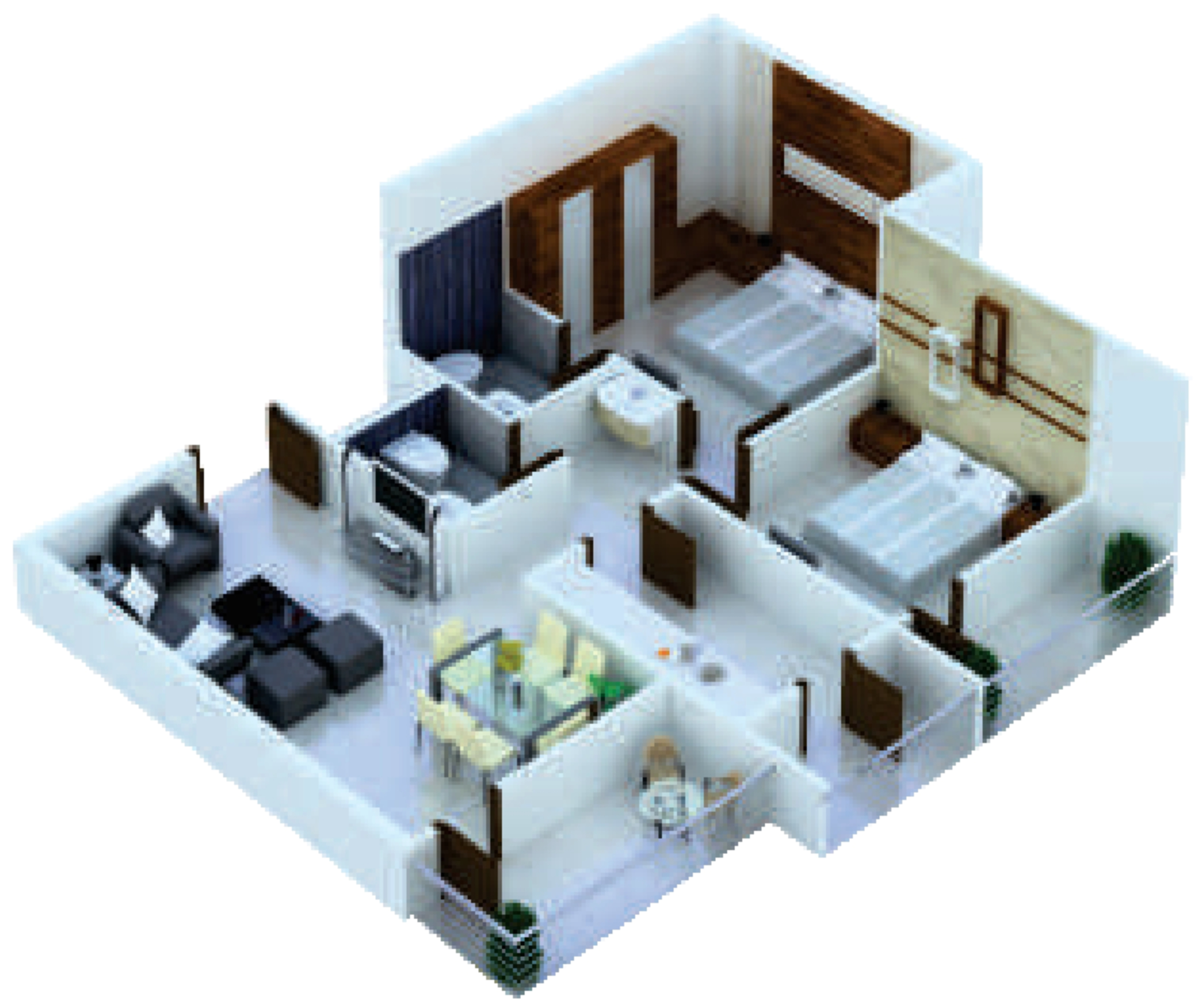 835 sq ft 1 BHK 1T Apartment for Sale in Rai Homes Universal Pink City ...