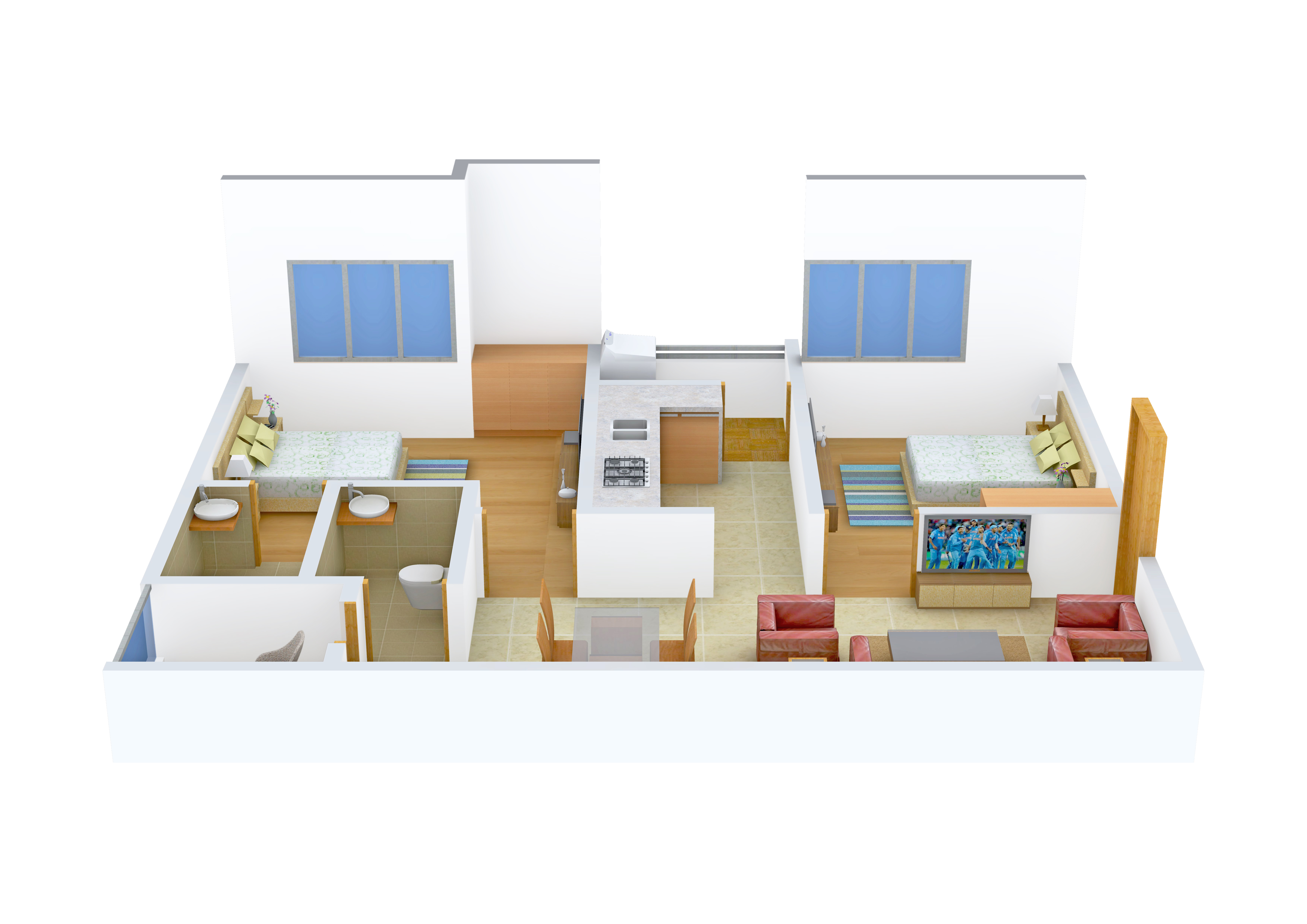 3DFloorPlan of Jewel Crest View