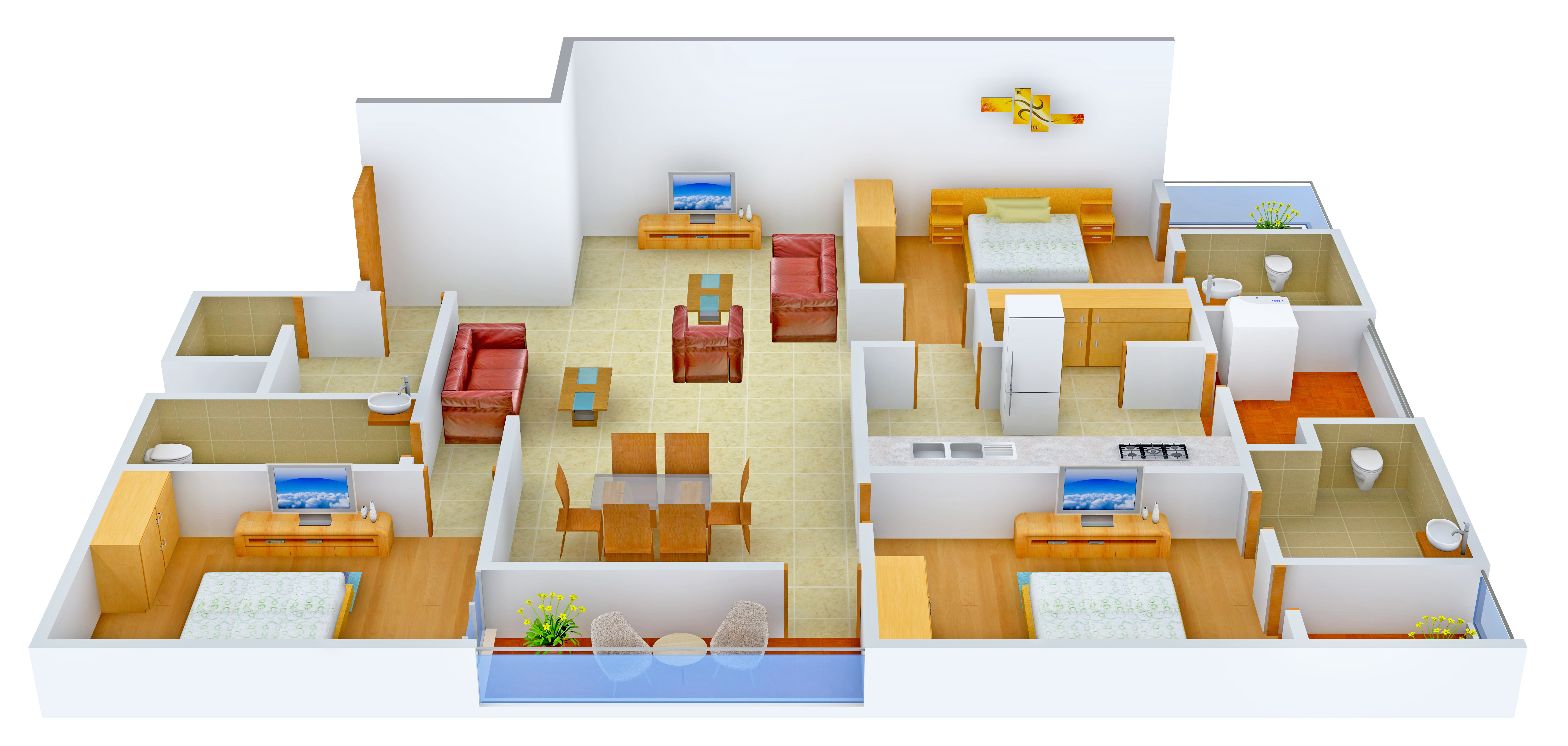 3DFloorPlan of Joy Shizukesa