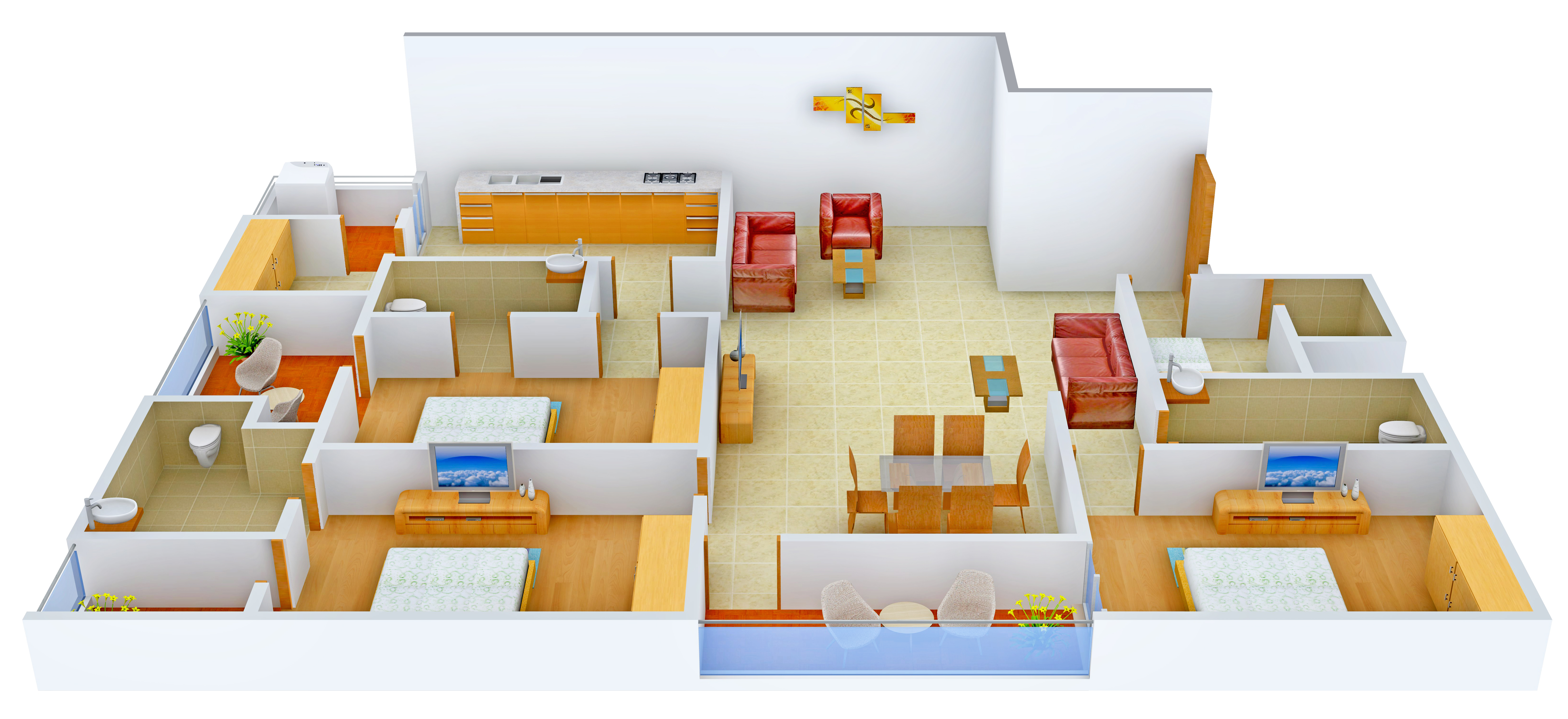 3DFloorPlan of Joy Shizukesa