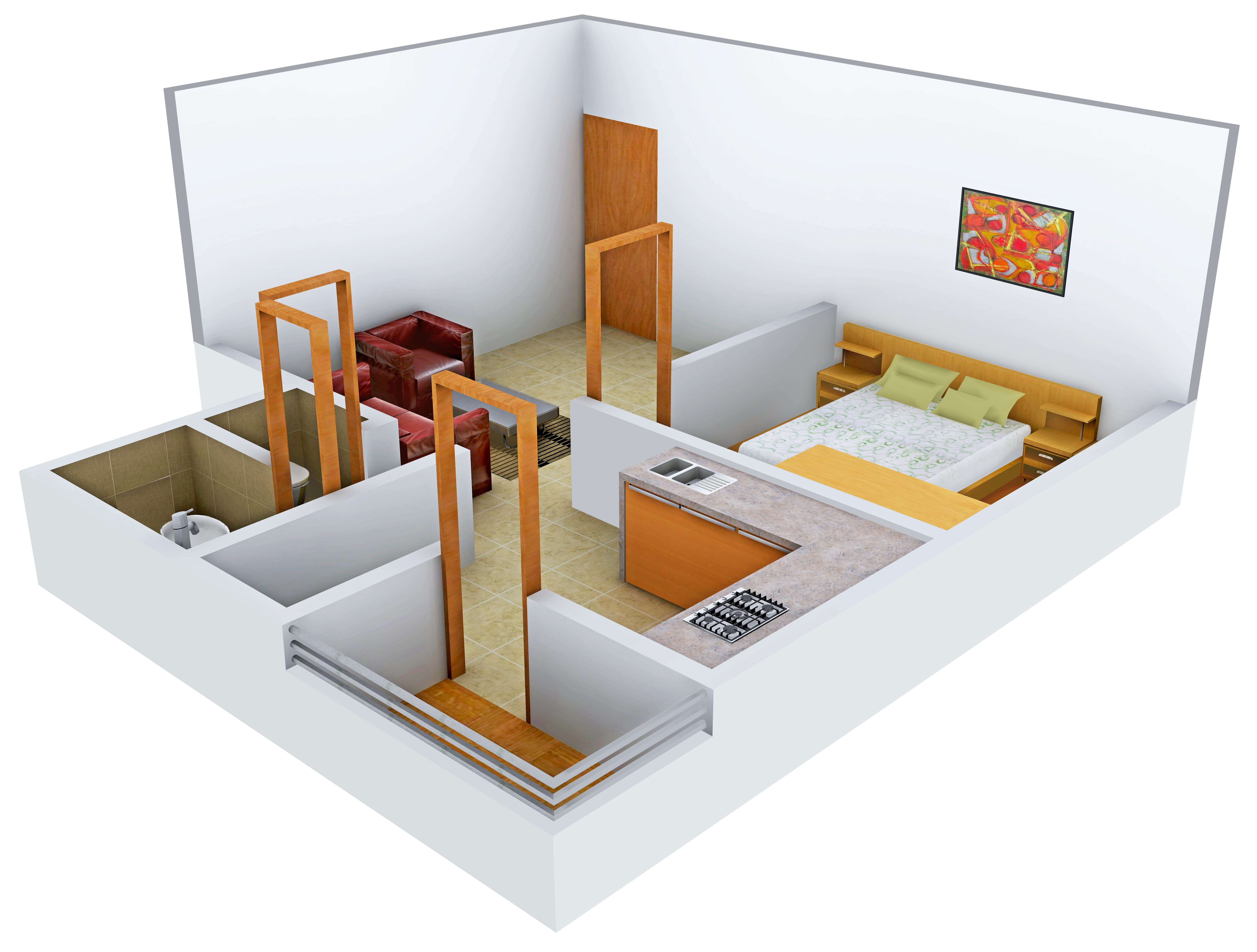 3DFloorPlan of Mukhi Residency