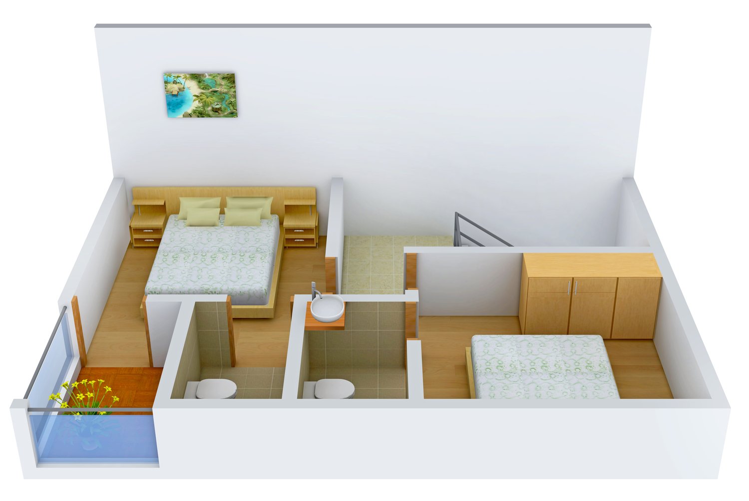 3DFloorPlan of MS Royal Gate