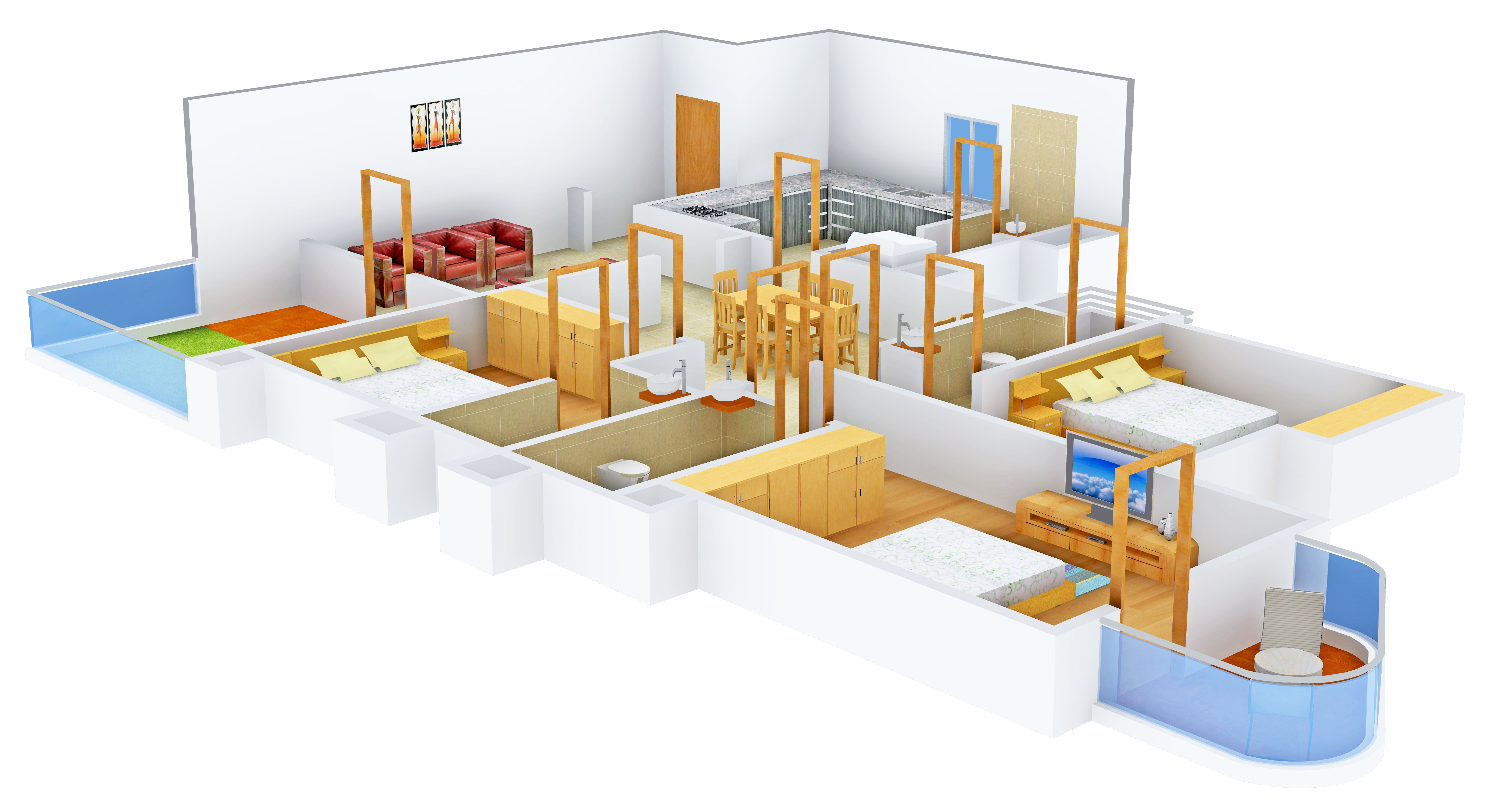 3DFloorPlan of Asset Sapphire