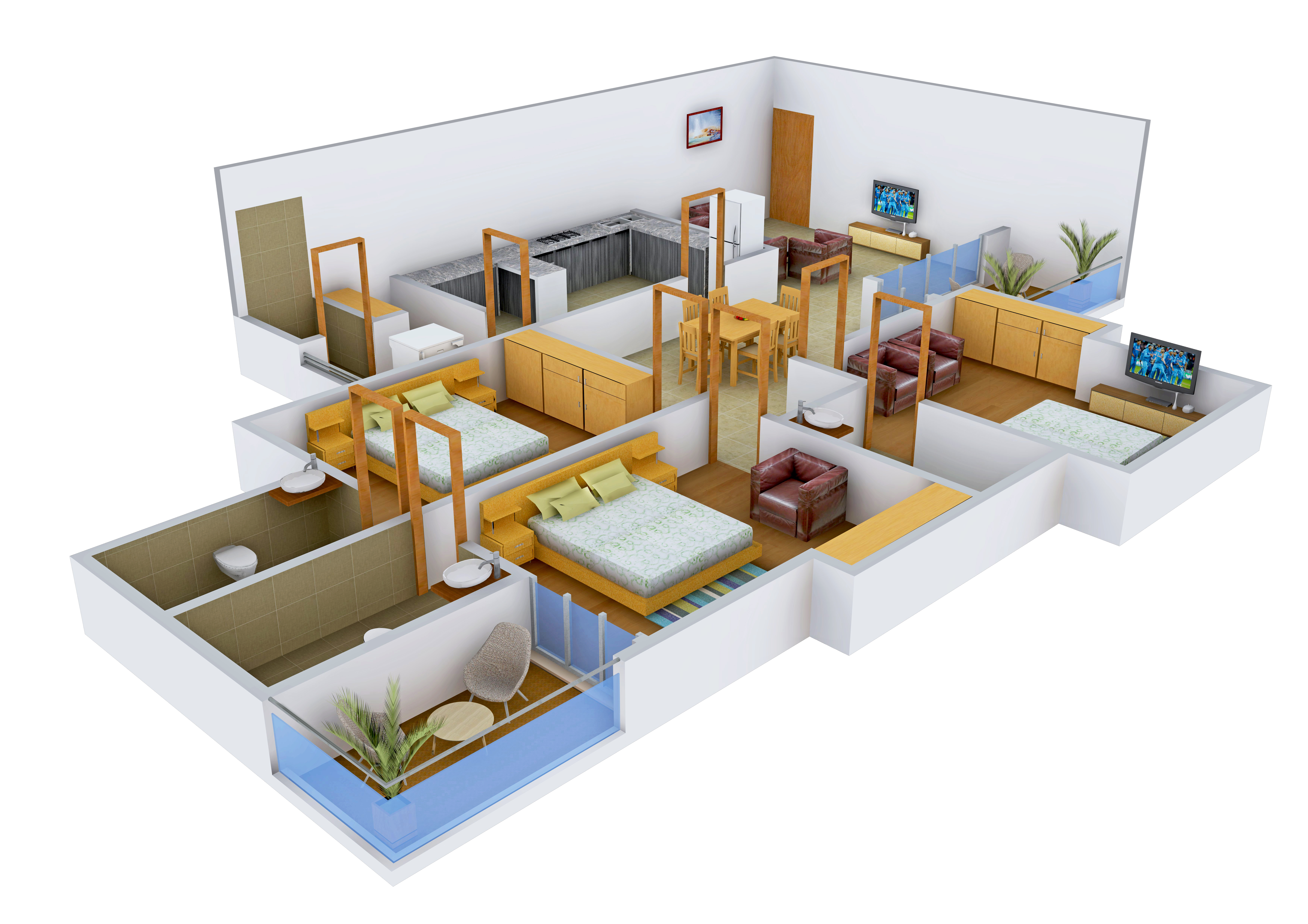 3DFloorPlan of Noel Matteethra Heights